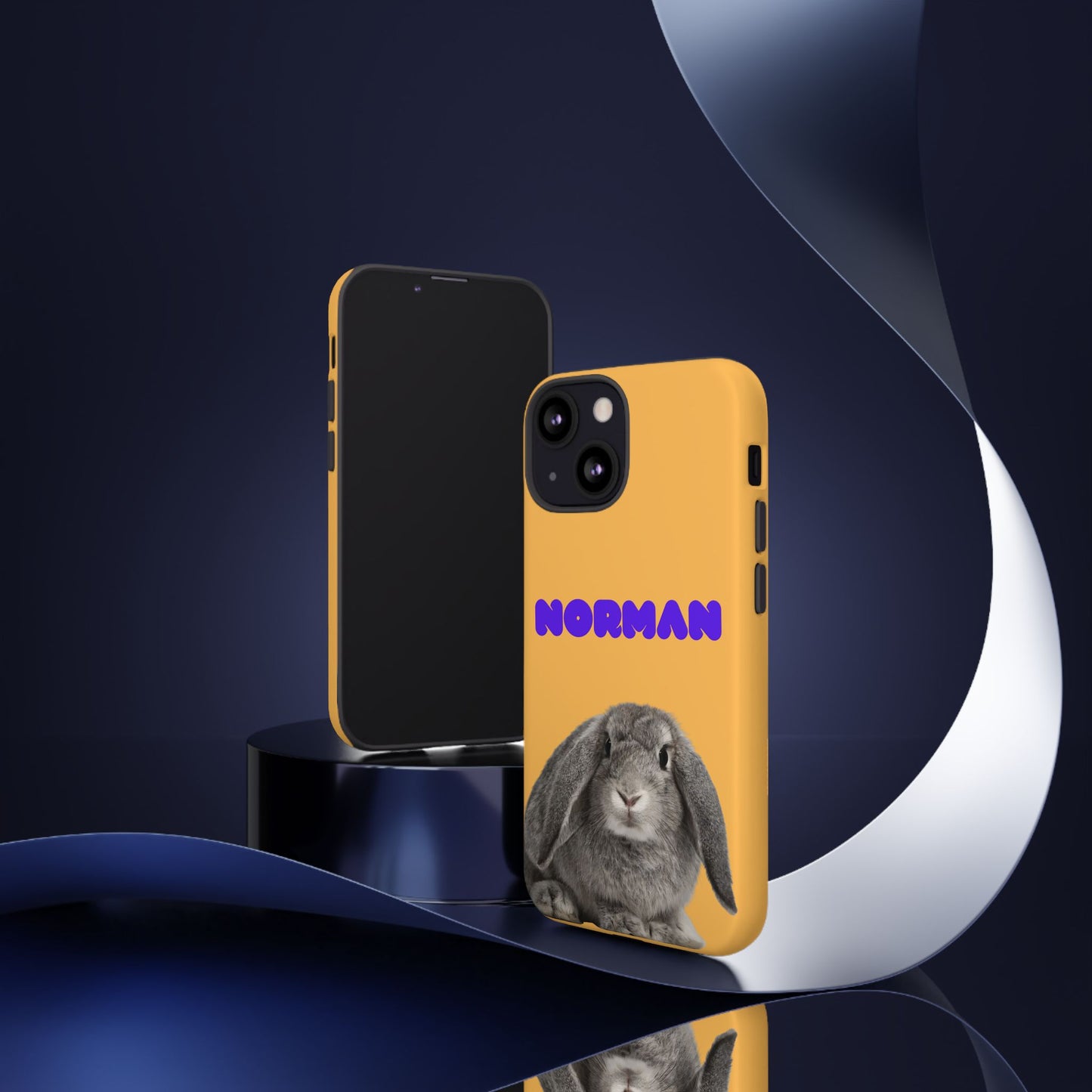 Customizable Pet Tough Phone Case Your Pet Photo or Digital Painting with Name_7