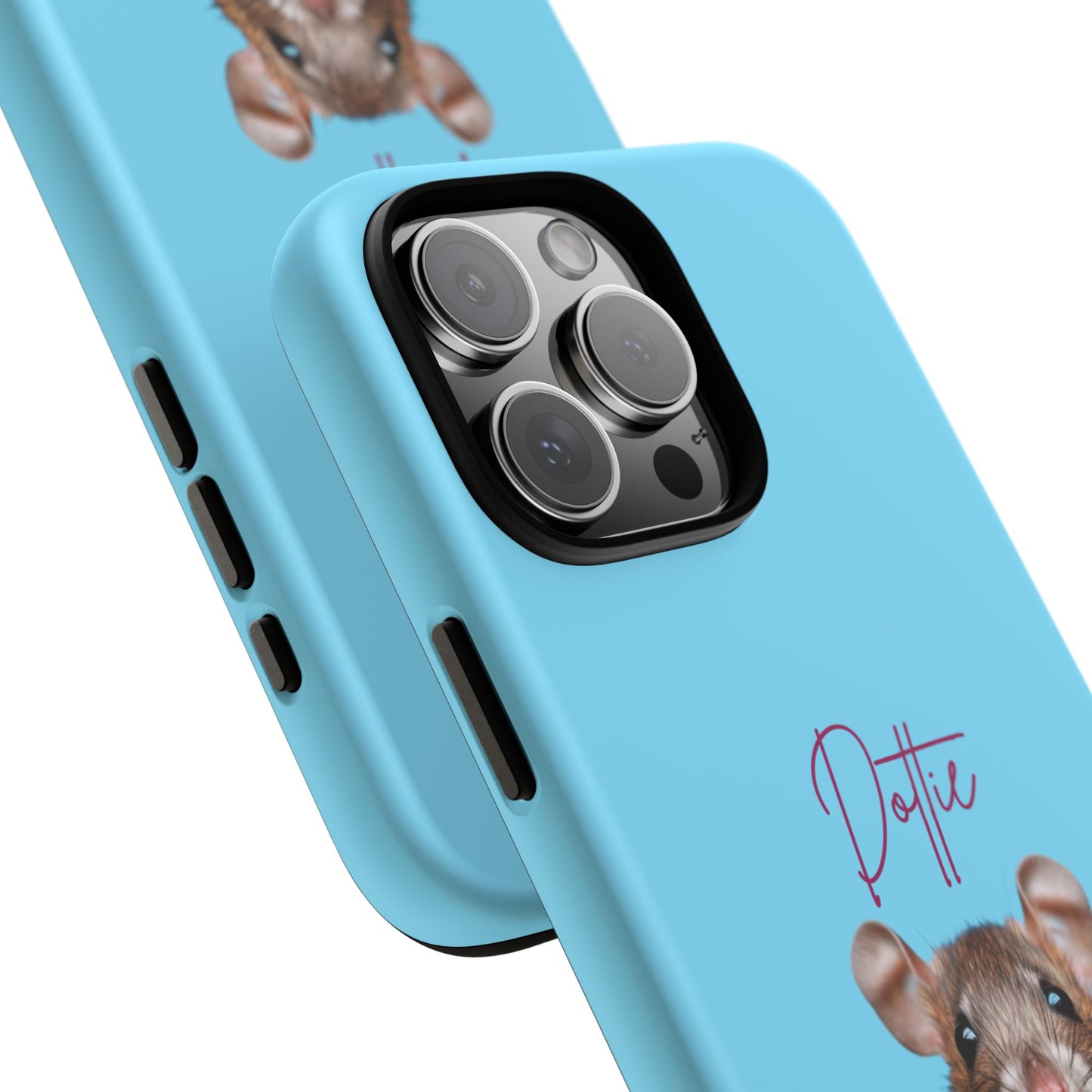 Customizable Pet Tough Phone Case Your Pet Photo or Digital Painting with Name_8 iPhone 16, 15 Pro Max, 15 Plus, Samsung S24 Ultra, Pixel 7