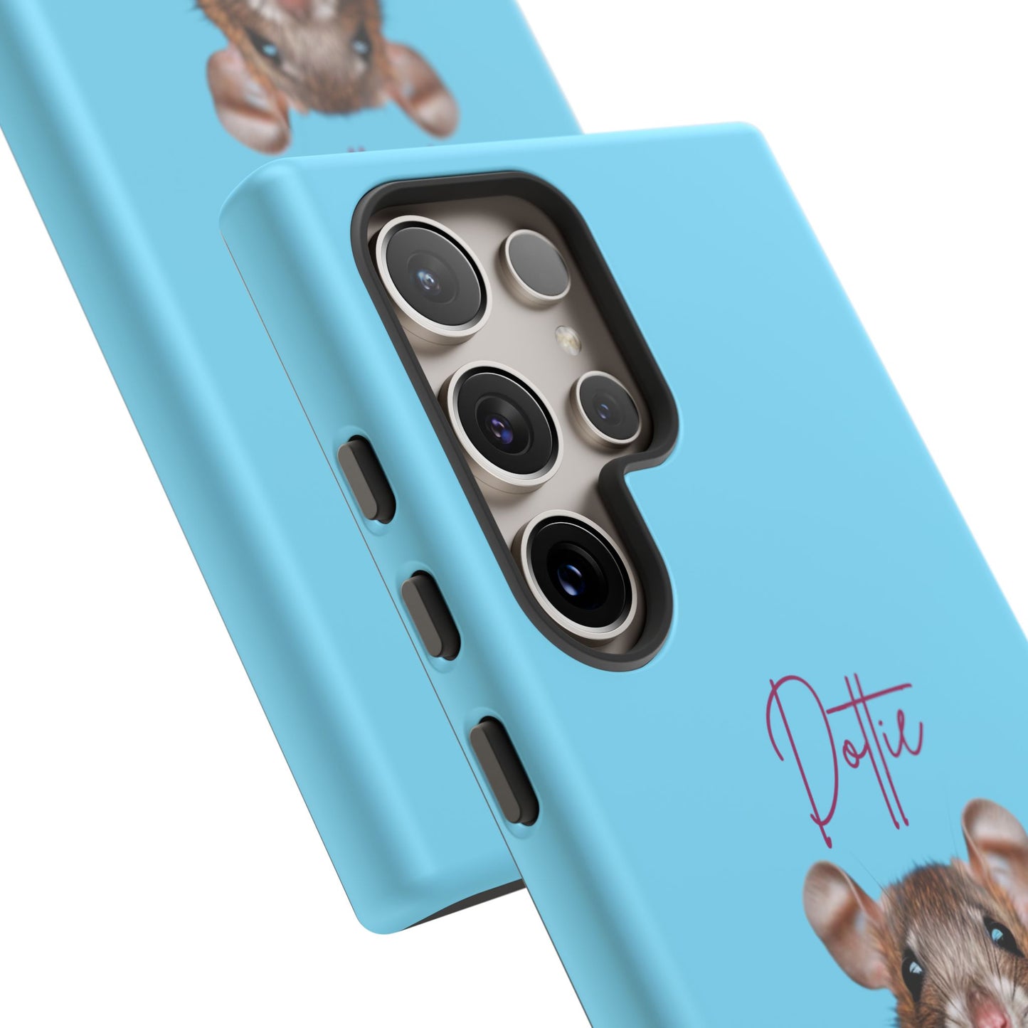 Customizable Pet Tough Phone Case Your Pet Photo or Digital Painting with Name_8 iPhone 16, 15 Pro Max, 15 Plus, Samsung S24 Ultra, Pixel 7