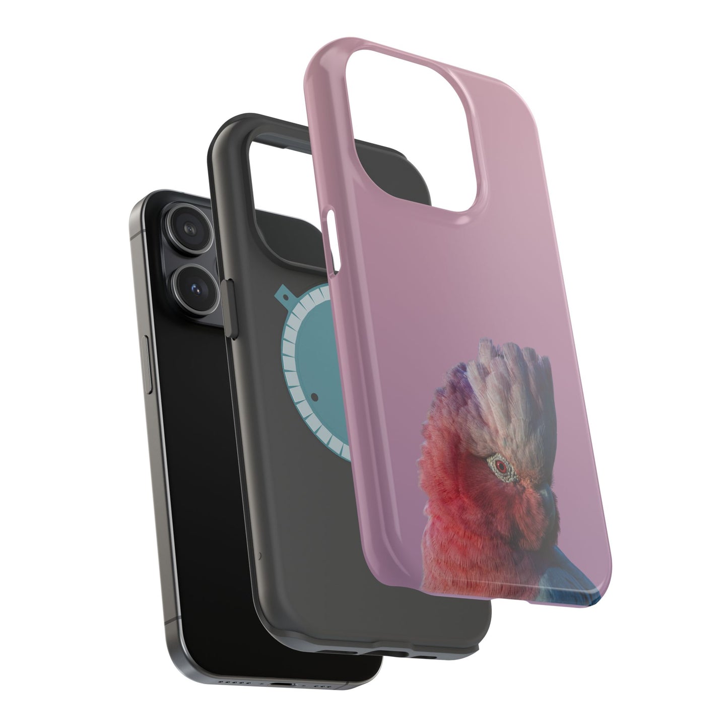 Galah - Magnetic Impact-Resistant Phone Case - Fono Caso x EstebantheNatureman - Wildlife Photography Case - Gift for Bird Lovers