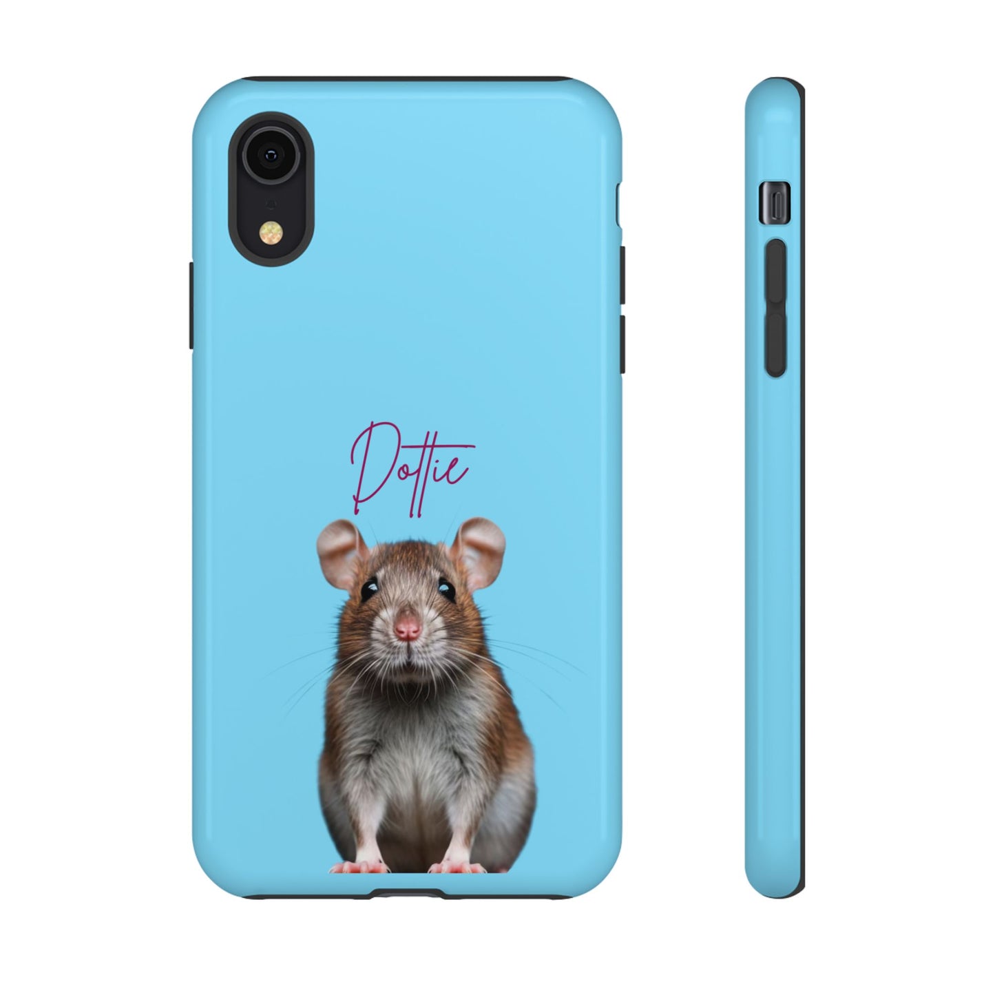 Customizable Pet Tough Phone Case Your Pet Photo or Digital Painting with Name_8 iPhone 16, 15 Pro Max, 15 Plus, Samsung S24 Ultra, Pixel 7