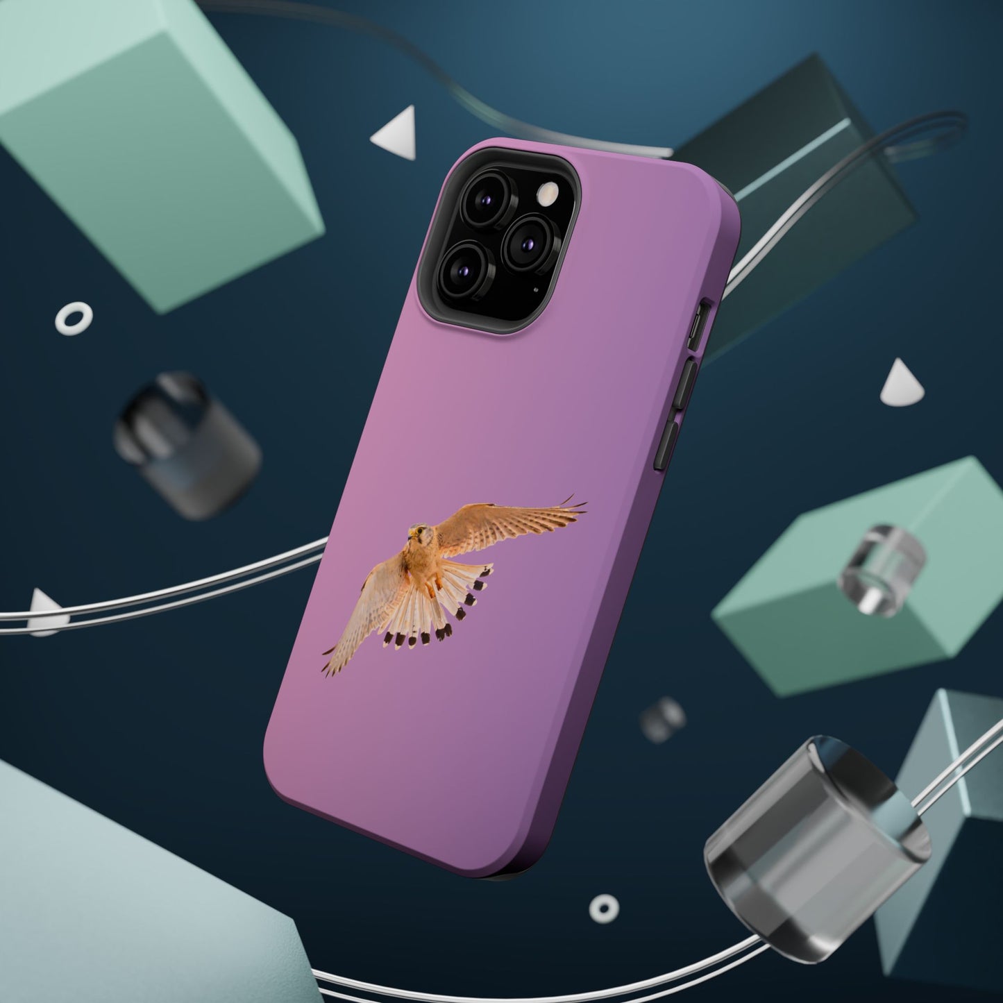 Nankeen Kestral - Magnetic Impact-Resistant Case - Fono Caso x EstebantheNatureman - Wildlife Case - Gift for Bird Lovers
