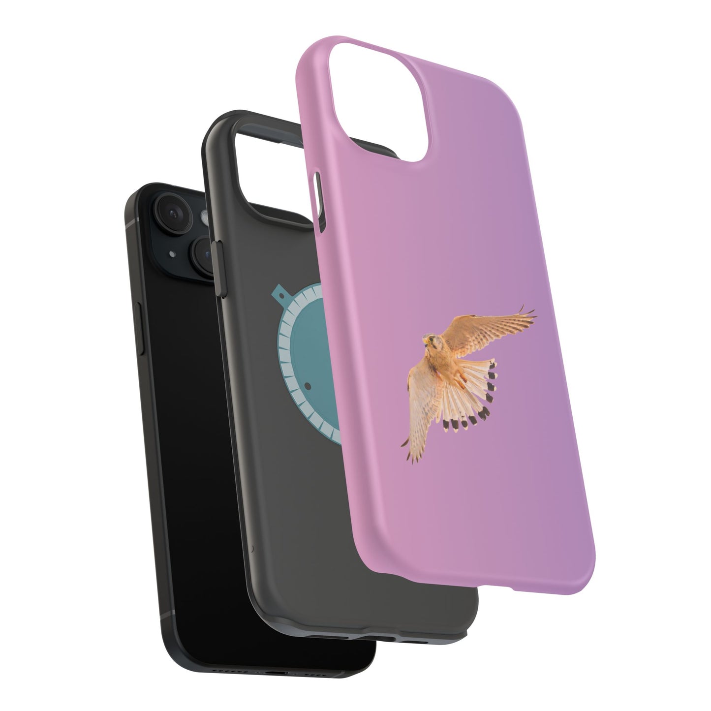 Nankeen Kestral - Magnetic Impact-Resistant Case - Fono Caso x EstebantheNatureman - Wildlife Case - Gift for Bird Lovers