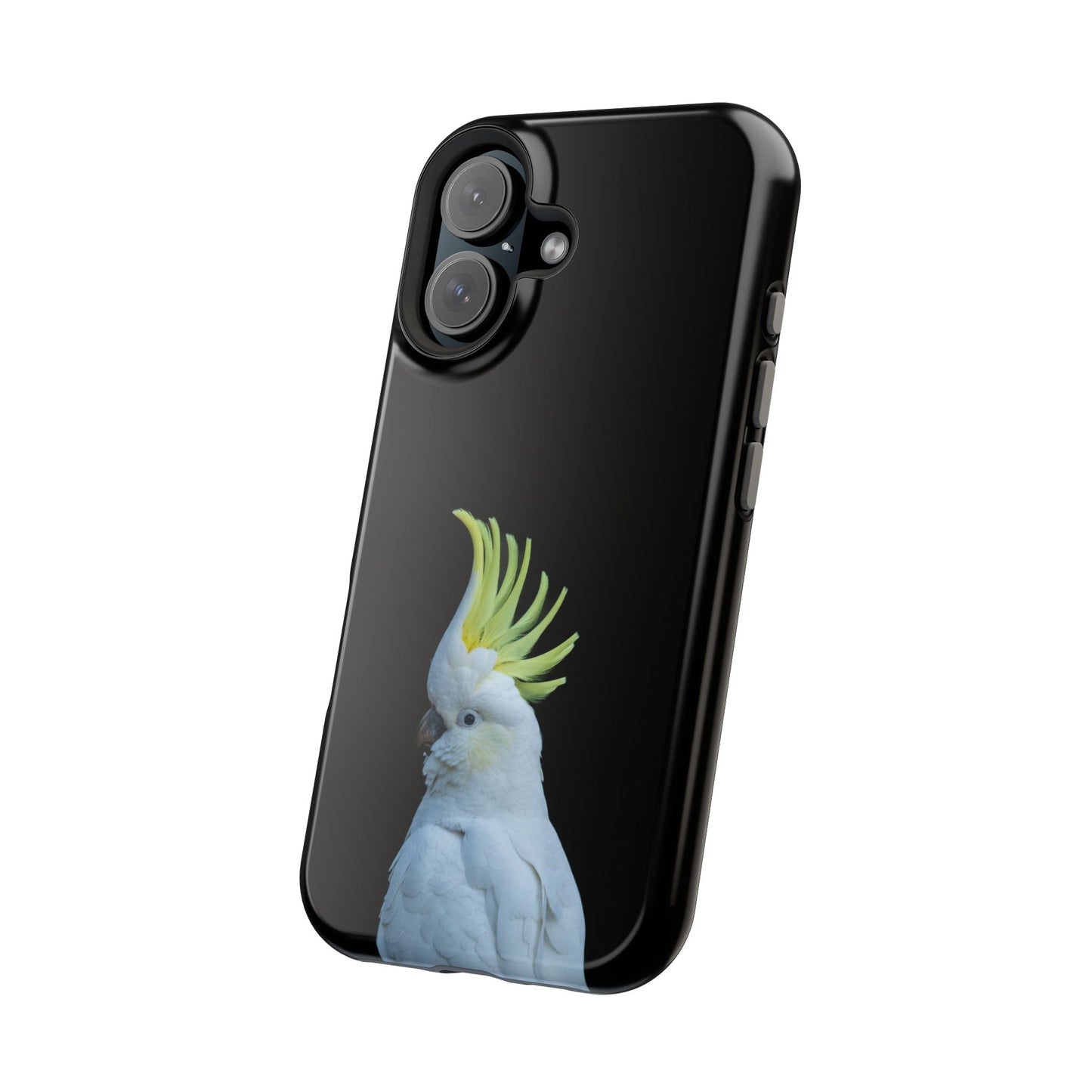 Sulphur Crested Cockatoo - Magnetic Impact-Resistant Phone Case - Fono Caso x EstebantheNatureman - Wildlife Case - Gift for Bird Lovers