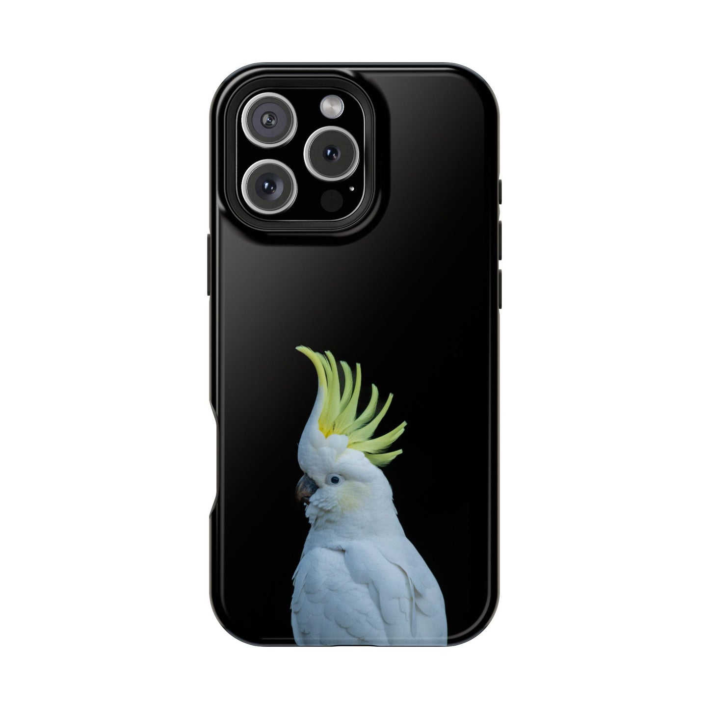 Sulphur Crested Cockatoo - Magnetic Impact-Resistant Phone Case - Fono Caso x EstebantheNatureman - Wildlife Case - Gift for Bird Lovers