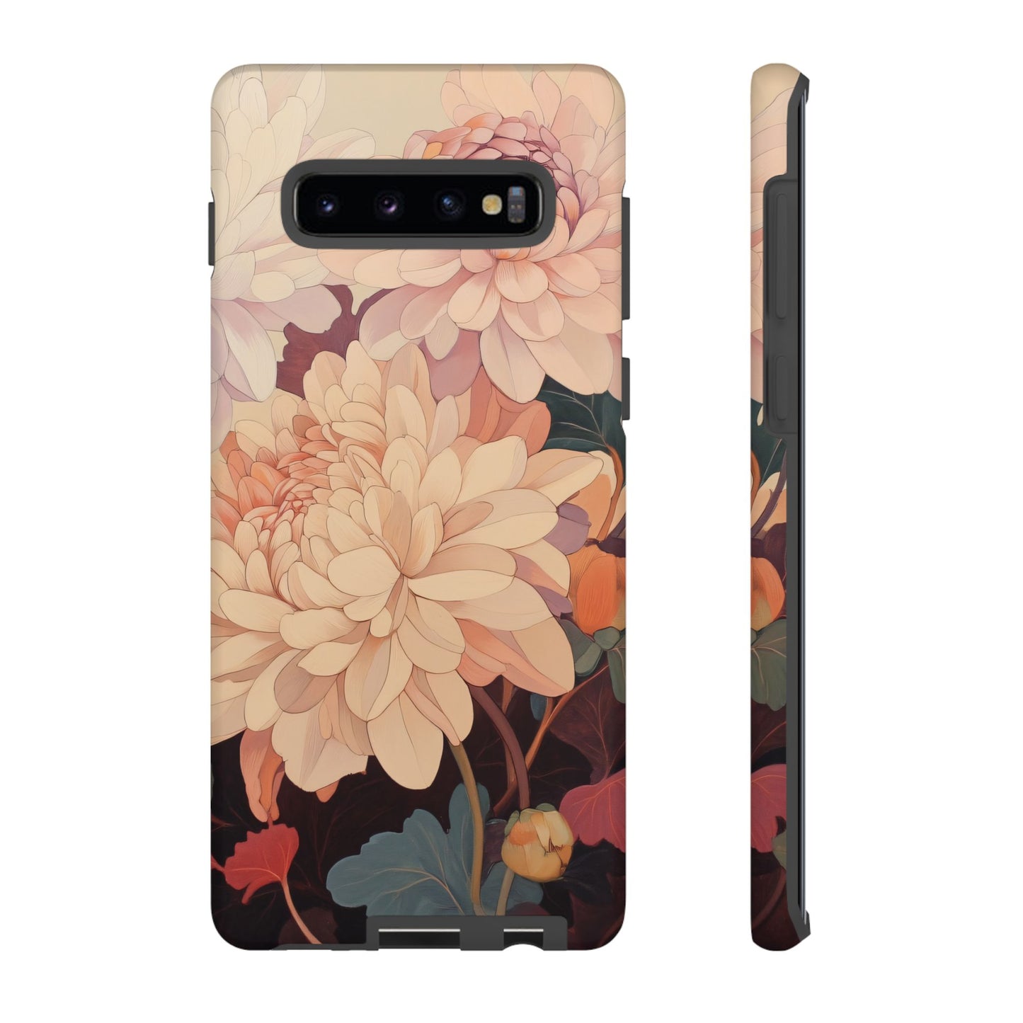 Vivid Japanese Floral Illustration_7 Customizable Tough Phone Case for iPhone 16, 15 Pro Max, Samsung S24 Ultra, Pixel 7 & more