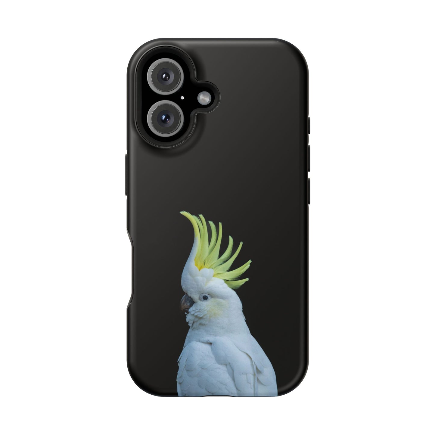 Sulphur Crested Cockatoo - Magnetic Impact-Resistant Phone Case - Fono Caso x EstebantheNatureman - Wildlife Case - Gift for Bird Lovers