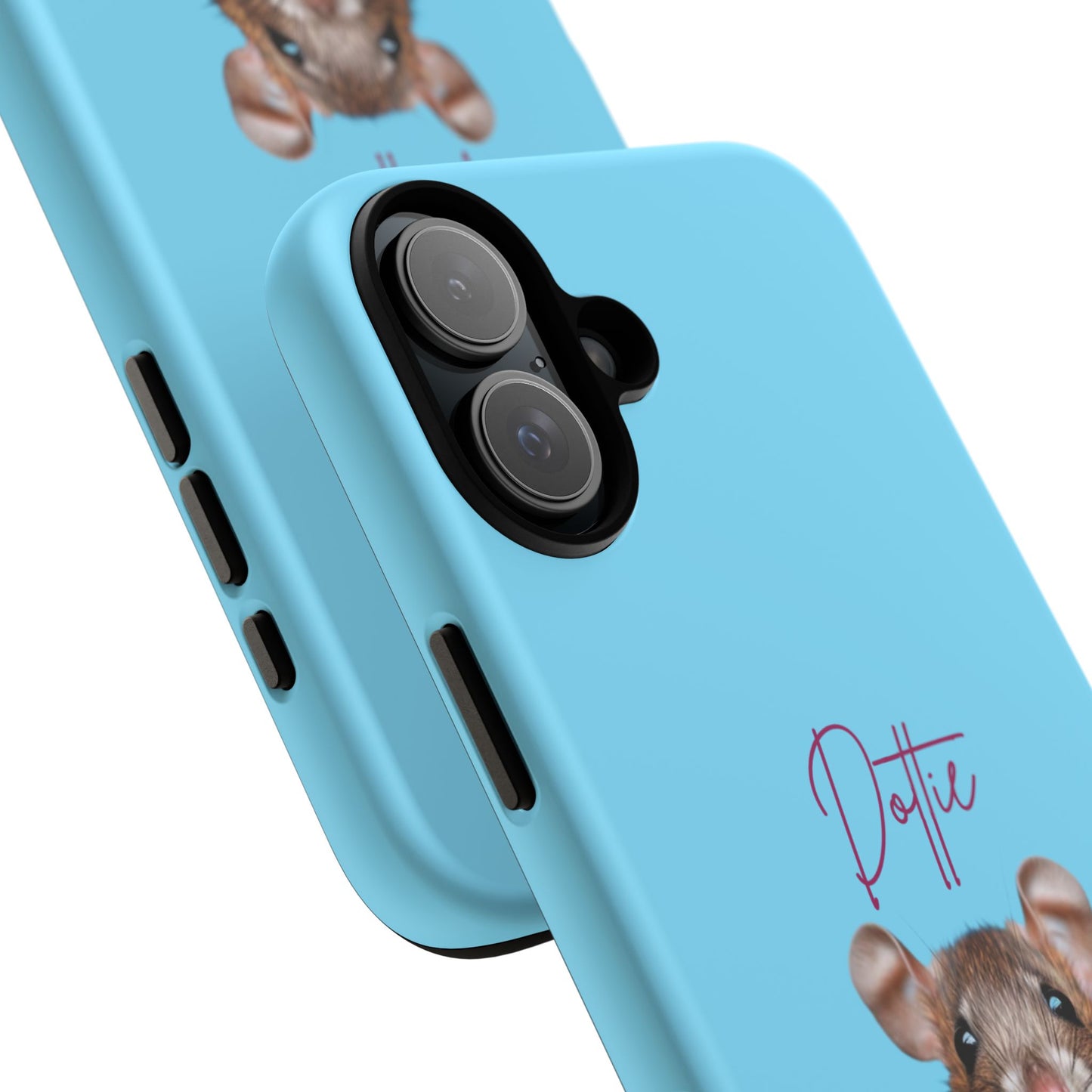 Customizable Pet Tough Phone Case Your Pet Photo or Digital Painting with Name_8 iPhone 16, 15 Pro Max, 15 Plus, Samsung S24 Ultra, Pixel 7