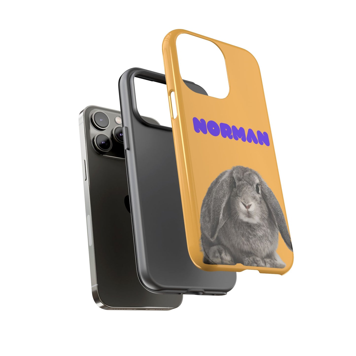 Customizable Pet Tough Phone Case Your Pet Photo or Digital Painting with Name_7