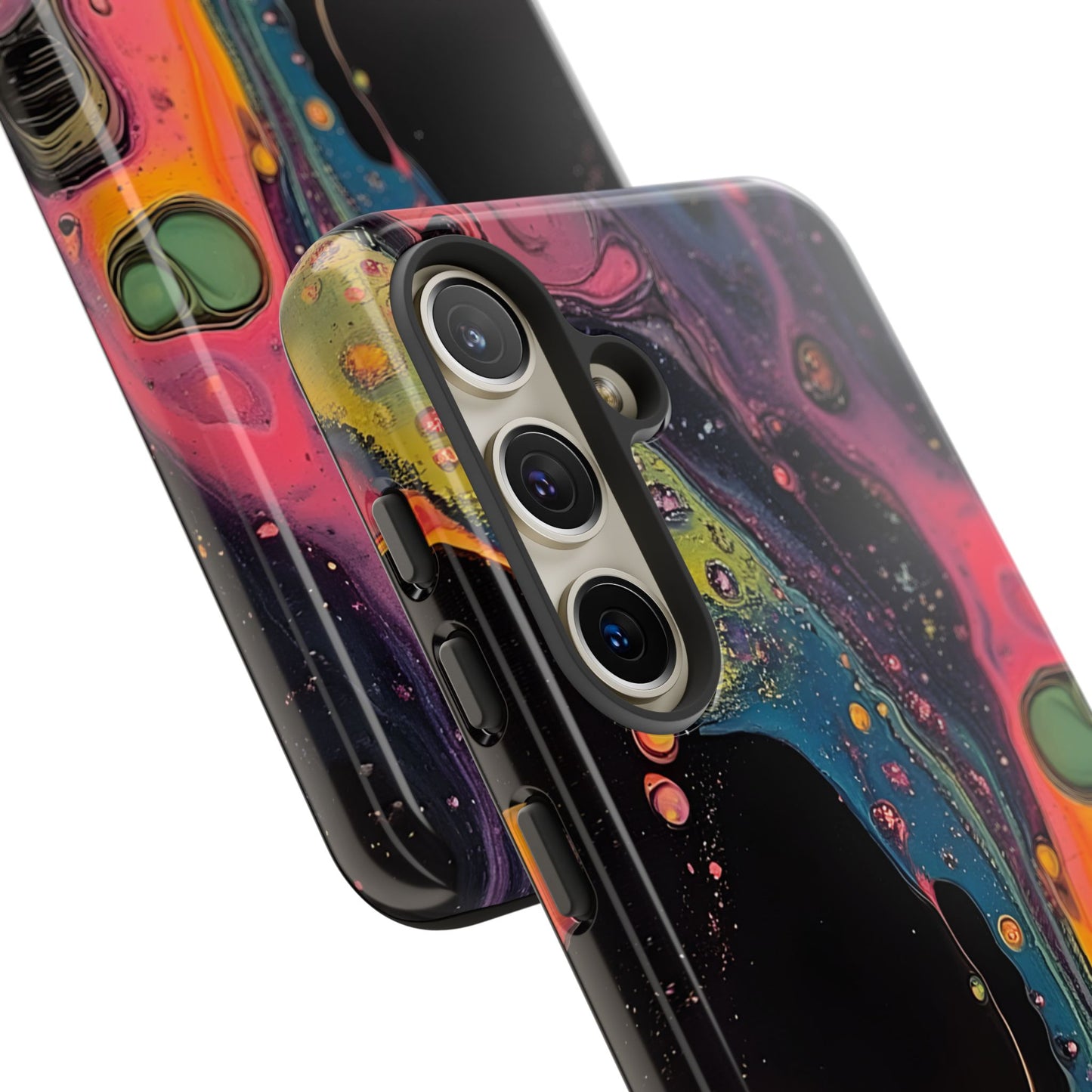 Psychedelic Modern Abstract_8 Customizable Tough Phone Case for iPhone 16, 15 Pro Max, Samsung S24 Ultra, Pixel 7 & more