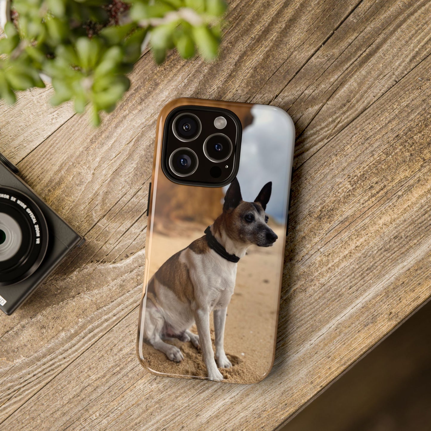 Custom Pet Tough Phone Case Your Pet Photo or Digital Painting with Name_3 for iPhone 15, 15 Pro Max, 15 Plus, Samsung S24 Ultra, Pixel 7