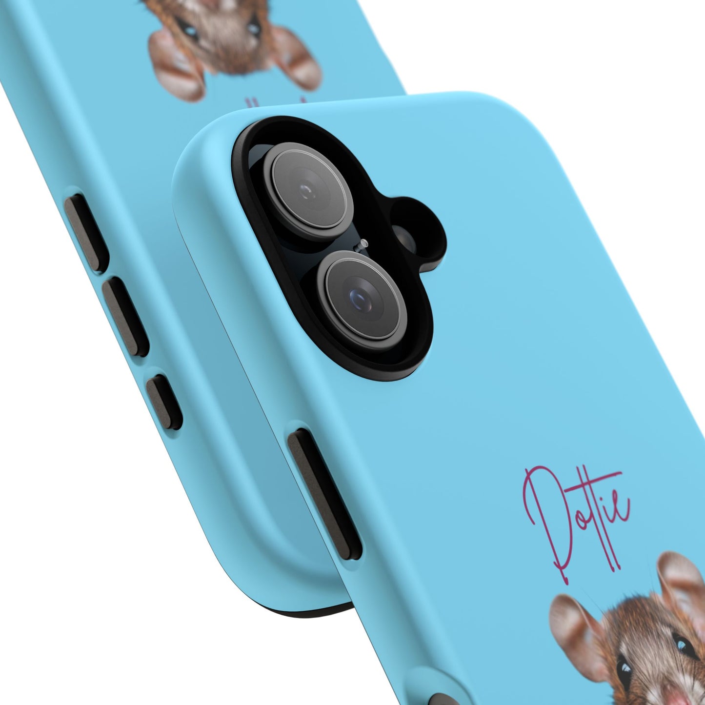 Customizable Pet Tough Phone Case Your Pet Photo or Digital Painting with Name_8 iPhone 16, 15 Pro Max, 15 Plus, Samsung S24 Ultra, Pixel 7