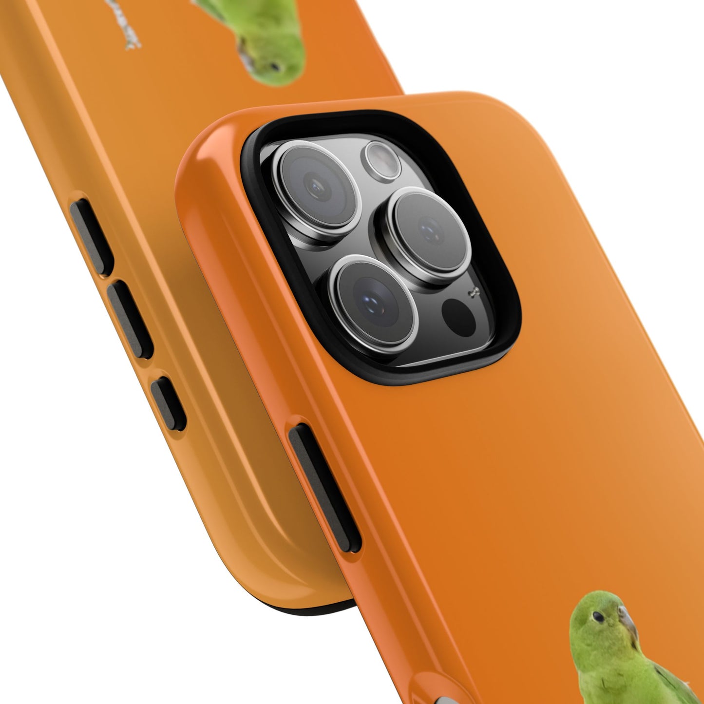 Orange-bellied Parrot - Tough Phone Case - Fono Caso x EstebantheNatureman - Wildlife Photography Case - Gift for Bird Lovers