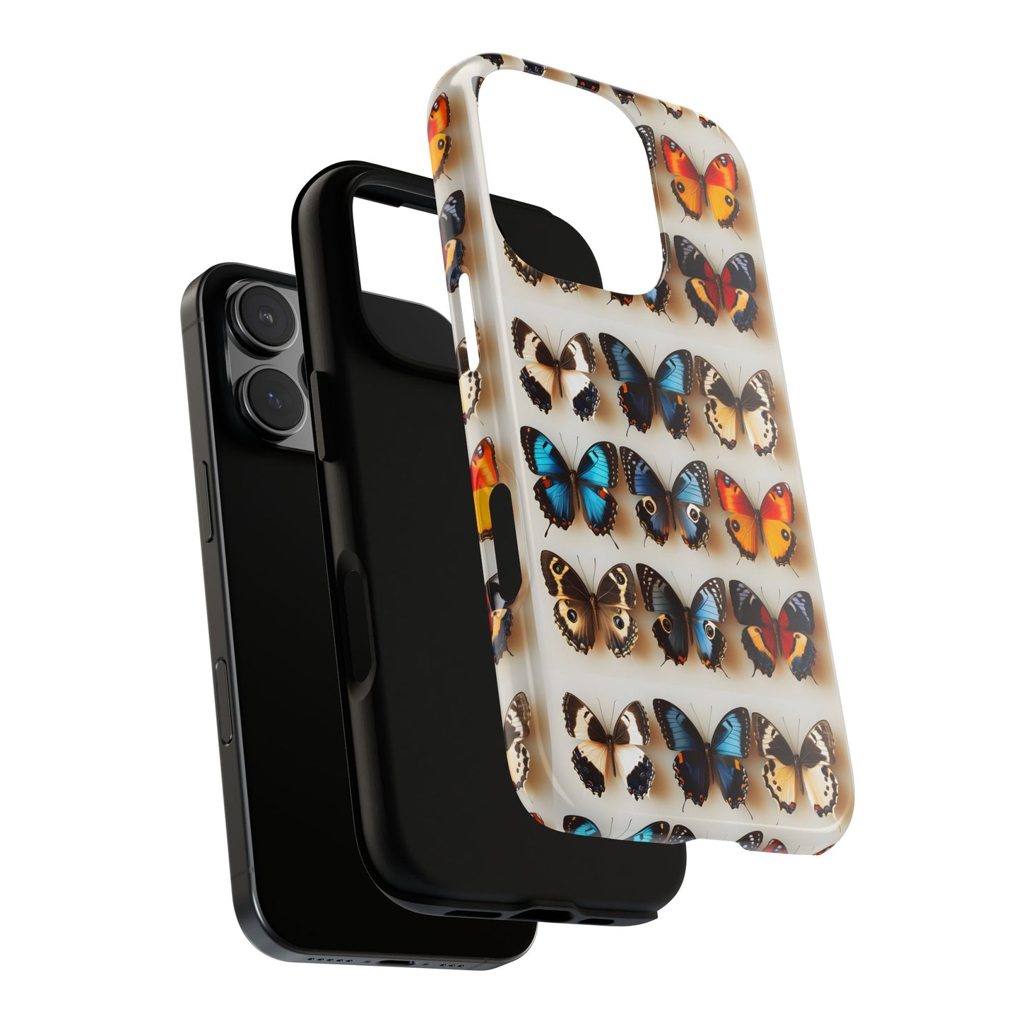 3D-ish Insects_2 Customizable Tough Phone Case for iPhone 16, 15 Pro Max, Samsung S24 Ultra, Pixel 7 & more