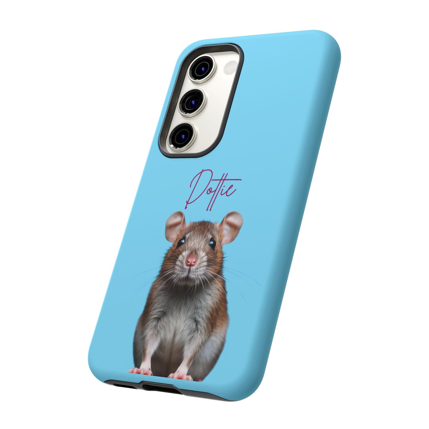 Customizable Pet Tough Phone Case Your Pet Photo or Digital Painting with Name_8 iPhone 16, 15 Pro Max, 15 Plus, Samsung S24 Ultra, Pixel 7