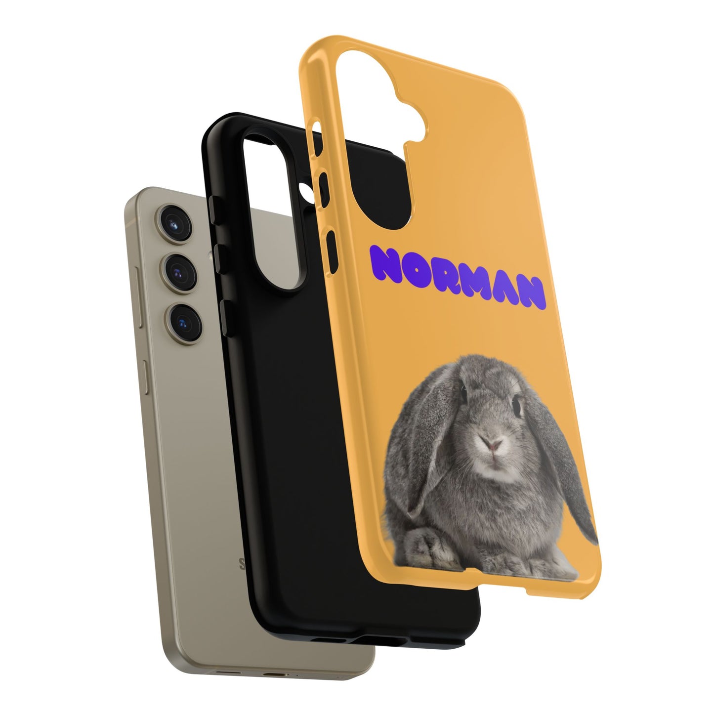 Customizable Pet Tough Phone Case Your Pet Photo or Digital Painting with Name_7