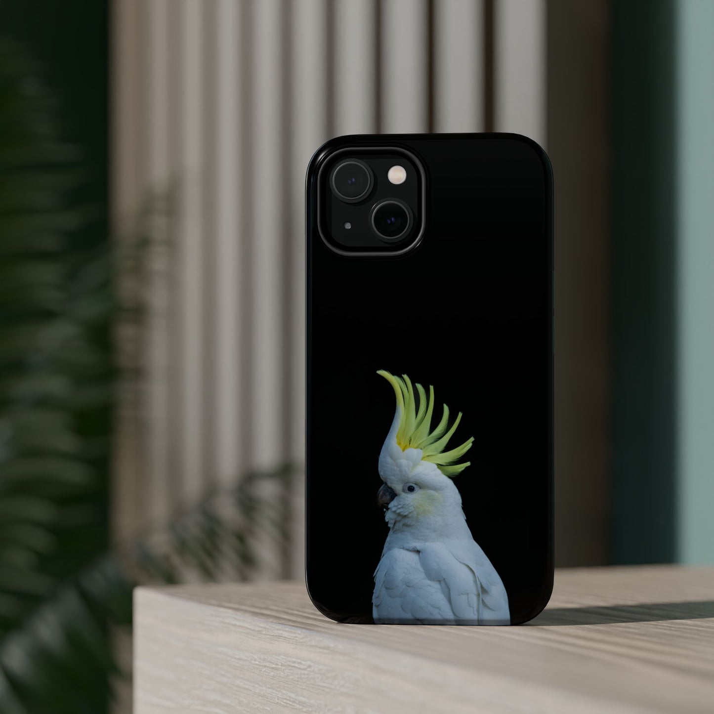Sulphur Crested Cockatoo - Magnetic Impact-Resistant Phone Case - Fono Caso x EstebantheNatureman - Wildlife Case - Gift for Bird Lovers