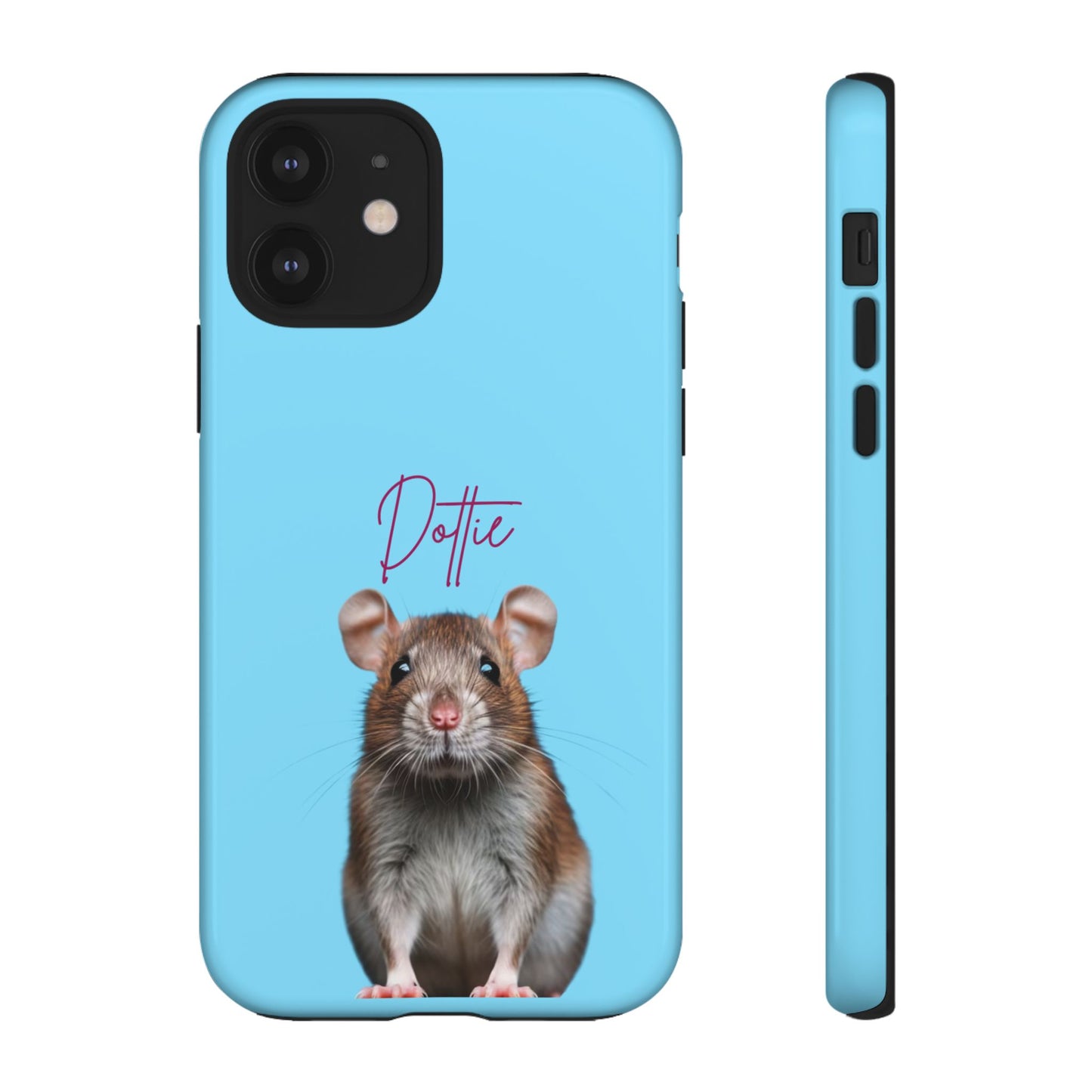 Customizable Pet Tough Phone Case Your Pet Photo or Digital Painting with Name_8 iPhone 16, 15 Pro Max, 15 Plus, Samsung S24 Ultra, Pixel 7