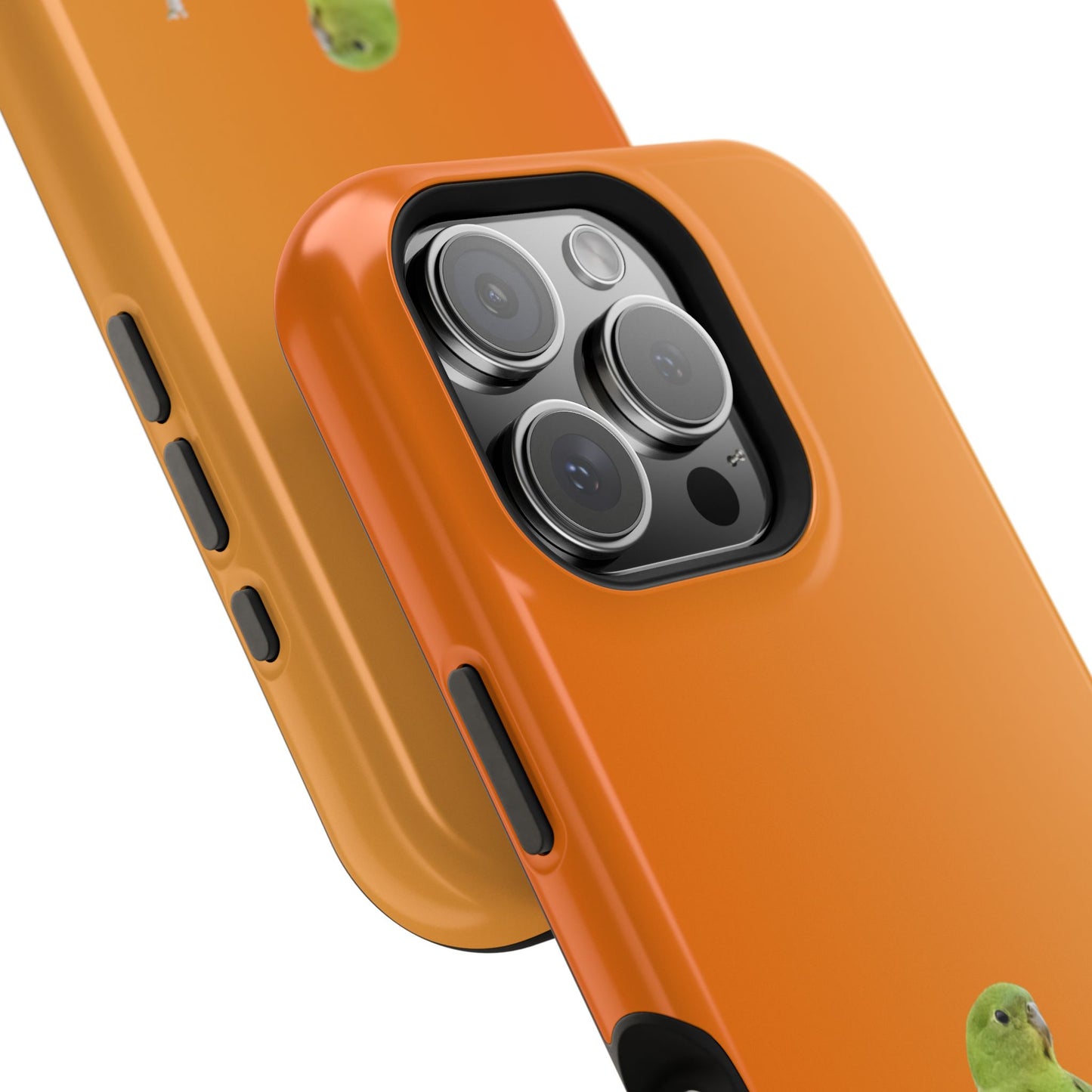 Orange-bellied Parrot - Magnetic Impact-Resistant Phone Case - Fono Caso x EstebantheNatureman - Wildlife Case - Gift for Bird Lovers
