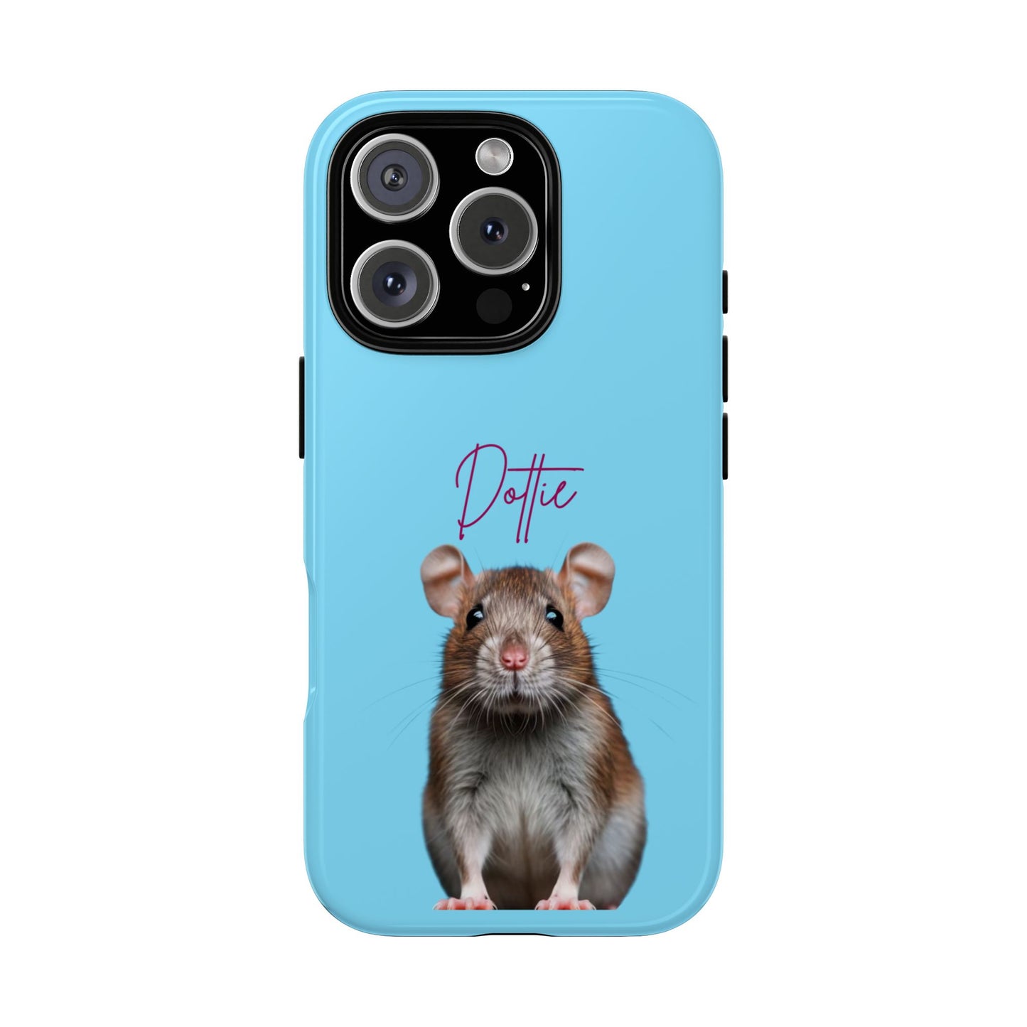 Customizable Pet Tough Phone Case Your Pet Photo or Digital Painting with Name_8 iPhone 16, 15 Pro Max, 15 Plus, Samsung S24 Ultra, Pixel 7