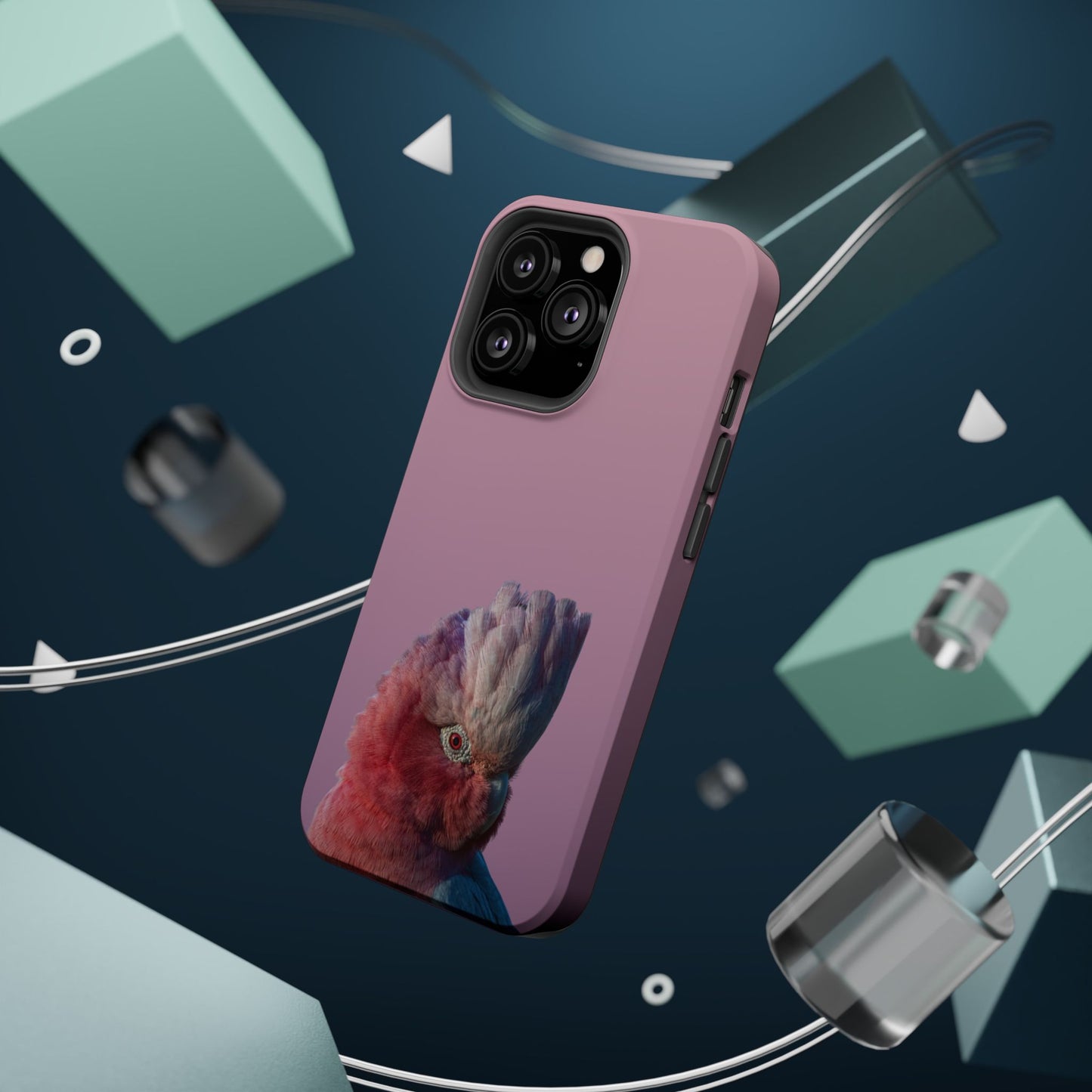 Galah - Magnetic Impact-Resistant Phone Case - Fono Caso x EstebantheNatureman - Wildlife Photography Case - Gift for Bird Lovers