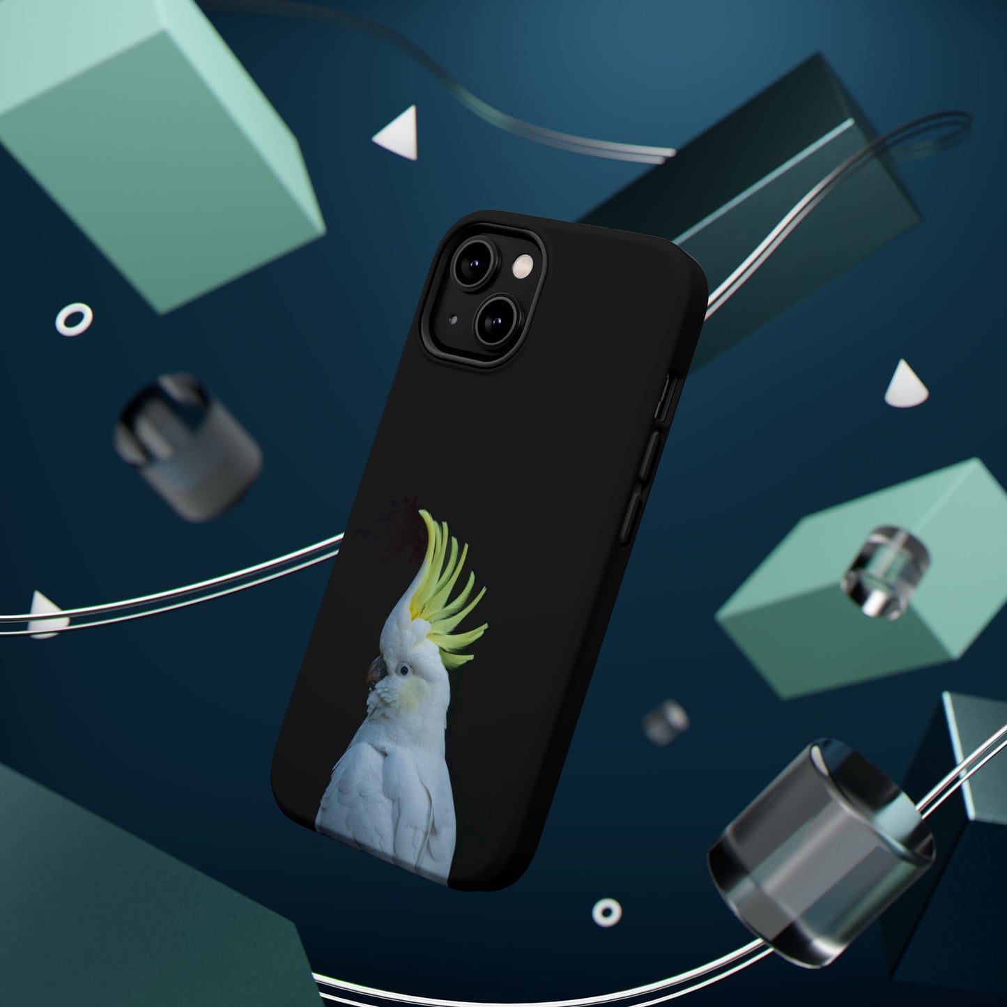 Sulphur Crested Cockatoo - Magnetic Impact-Resistant Phone Case - Fono Caso x EstebantheNatureman - Wildlife Case - Gift for Bird Lovers