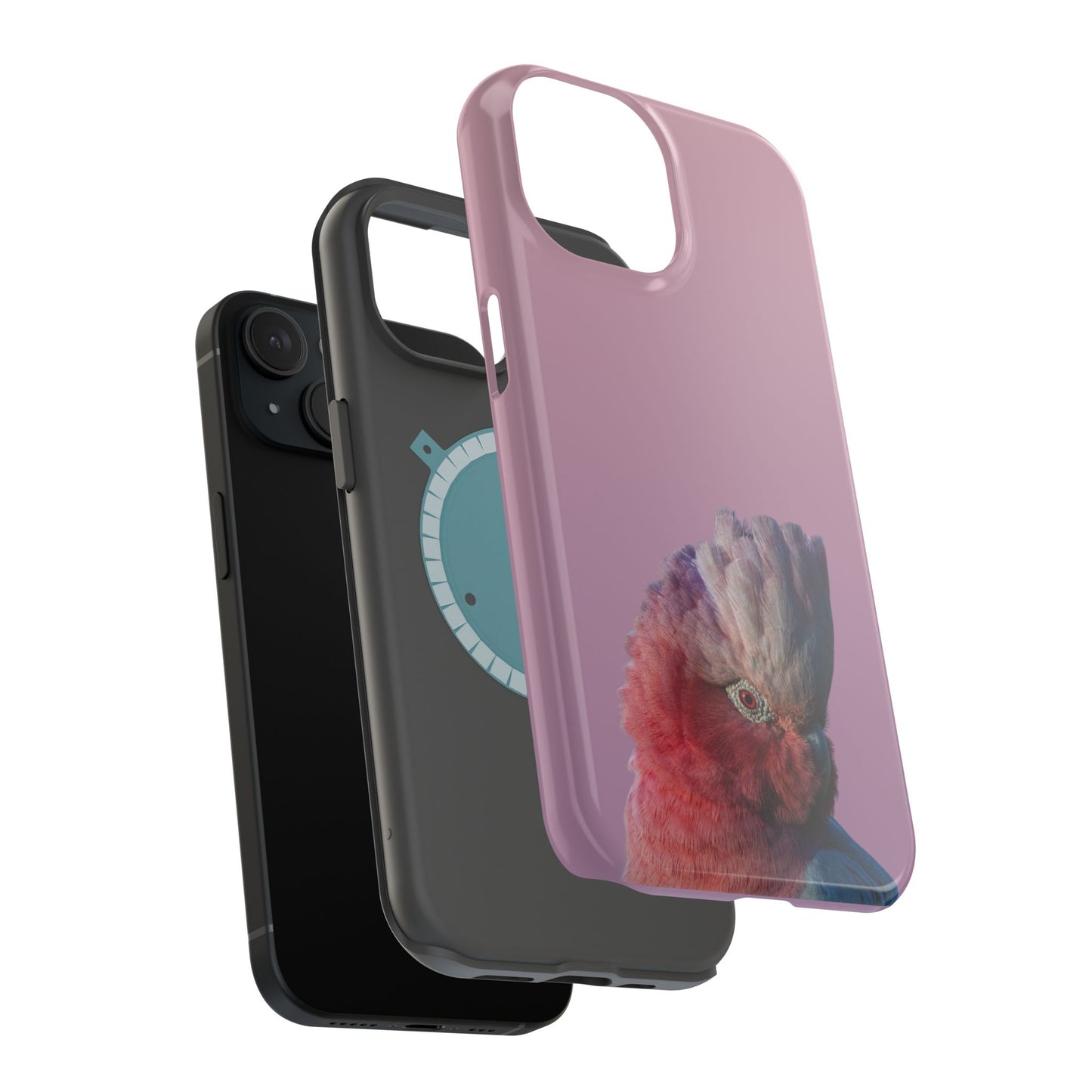 Galah - Magnetic Impact-Resistant Phone Case - Fono Caso x EstebantheNatureman - Wildlife Photography Case - Gift for Bird Lovers