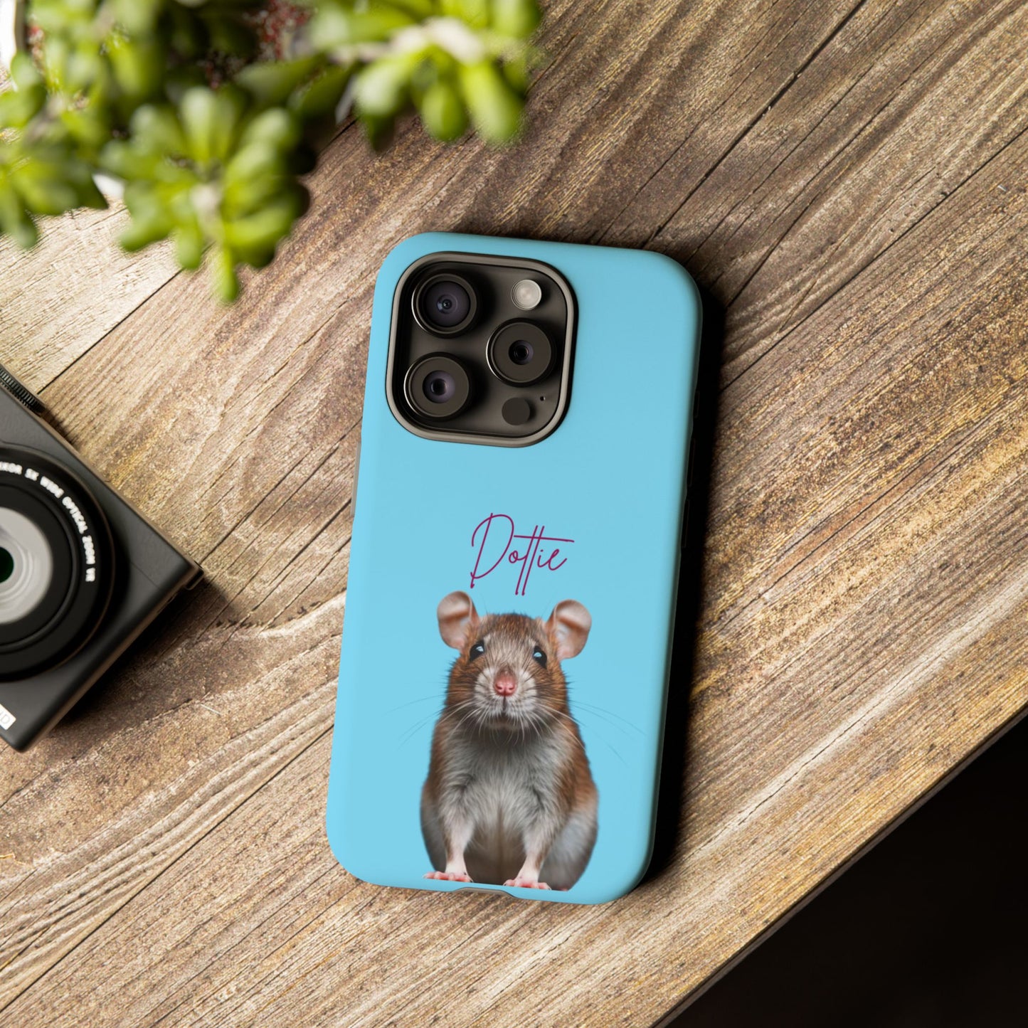 Customizable Pet Tough Phone Case Your Pet Photo or Digital Painting with Name_8 iPhone 16, 15 Pro Max, 15 Plus, Samsung S24 Ultra, Pixel 7