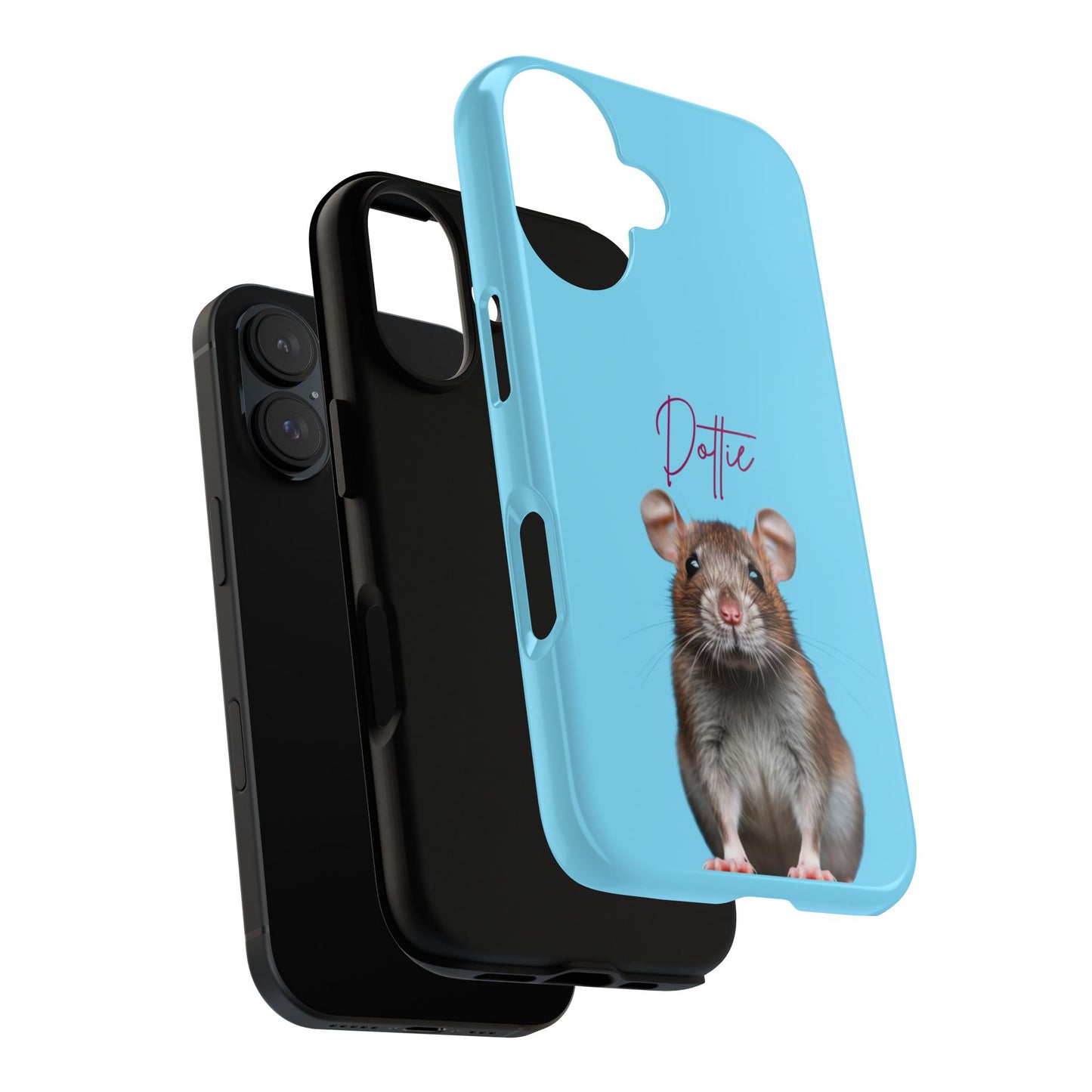 Customizable Pet Tough Phone Case Your Pet Photo or Digital Painting with Name_8 iPhone 16, 15 Pro Max, 15 Plus, Samsung S24 Ultra, Pixel 7