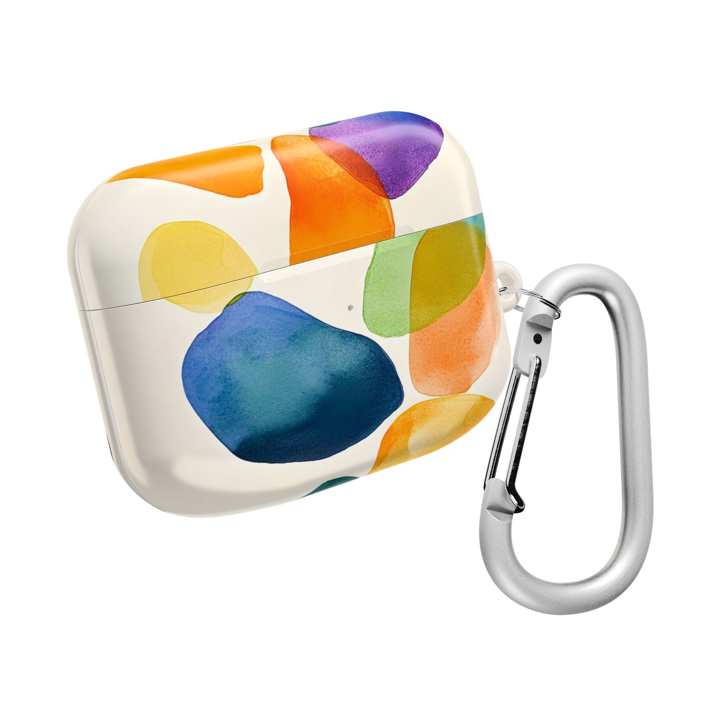 Colorful Abstract Organic Shapes_18 Customizable AirPods Case, Protective Cover, Unique Design