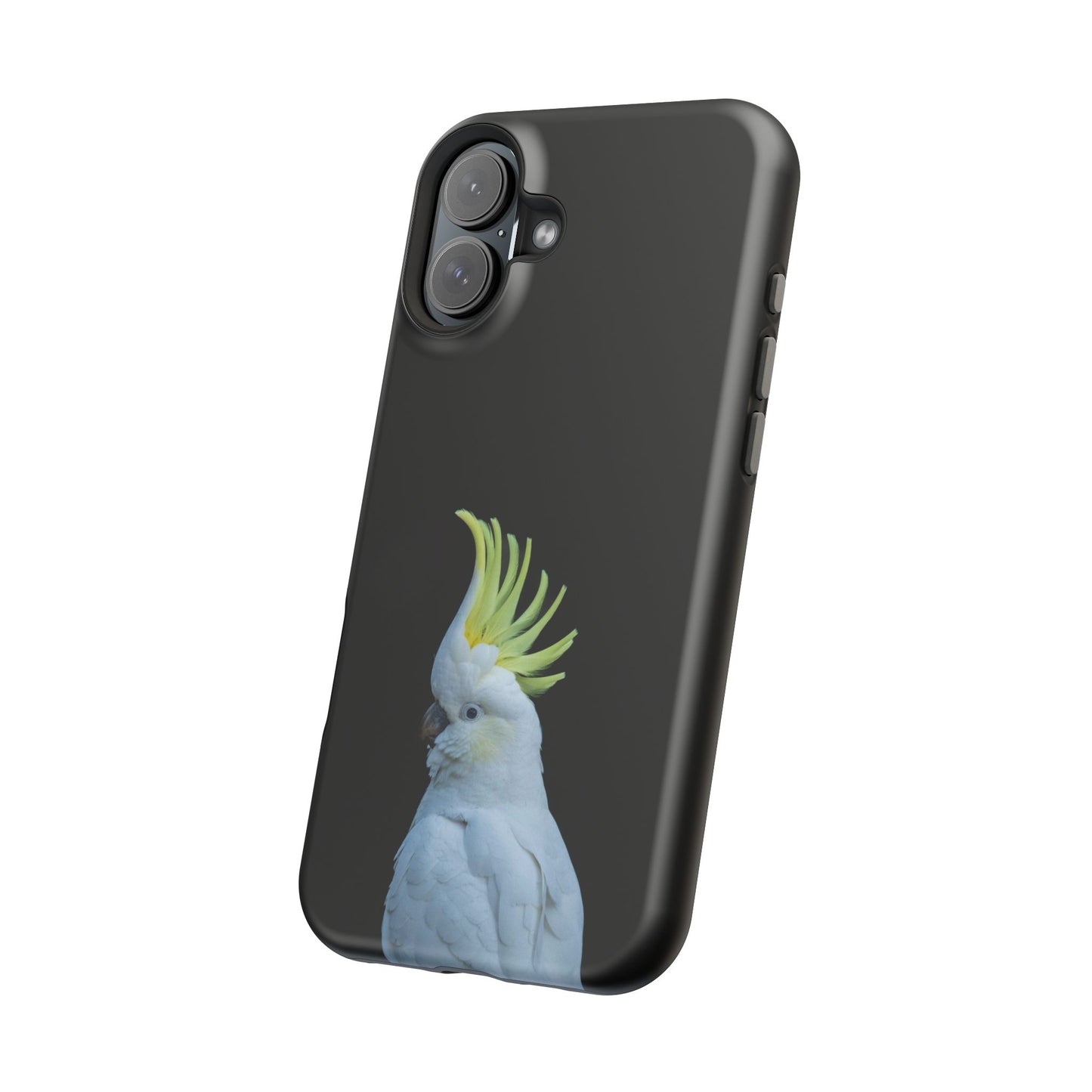 Sulphur Crested Cockatoo - Magnetic Impact-Resistant Phone Case - Fono Caso x EstebantheNatureman - Wildlife Case - Gift for Bird Lovers