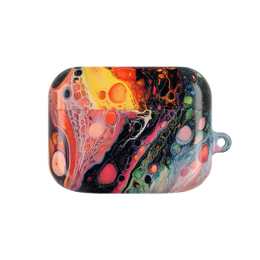 Psychedelic Modern Abstract_4 Customizable AirPods Case, Protective Cover, Unique Design
