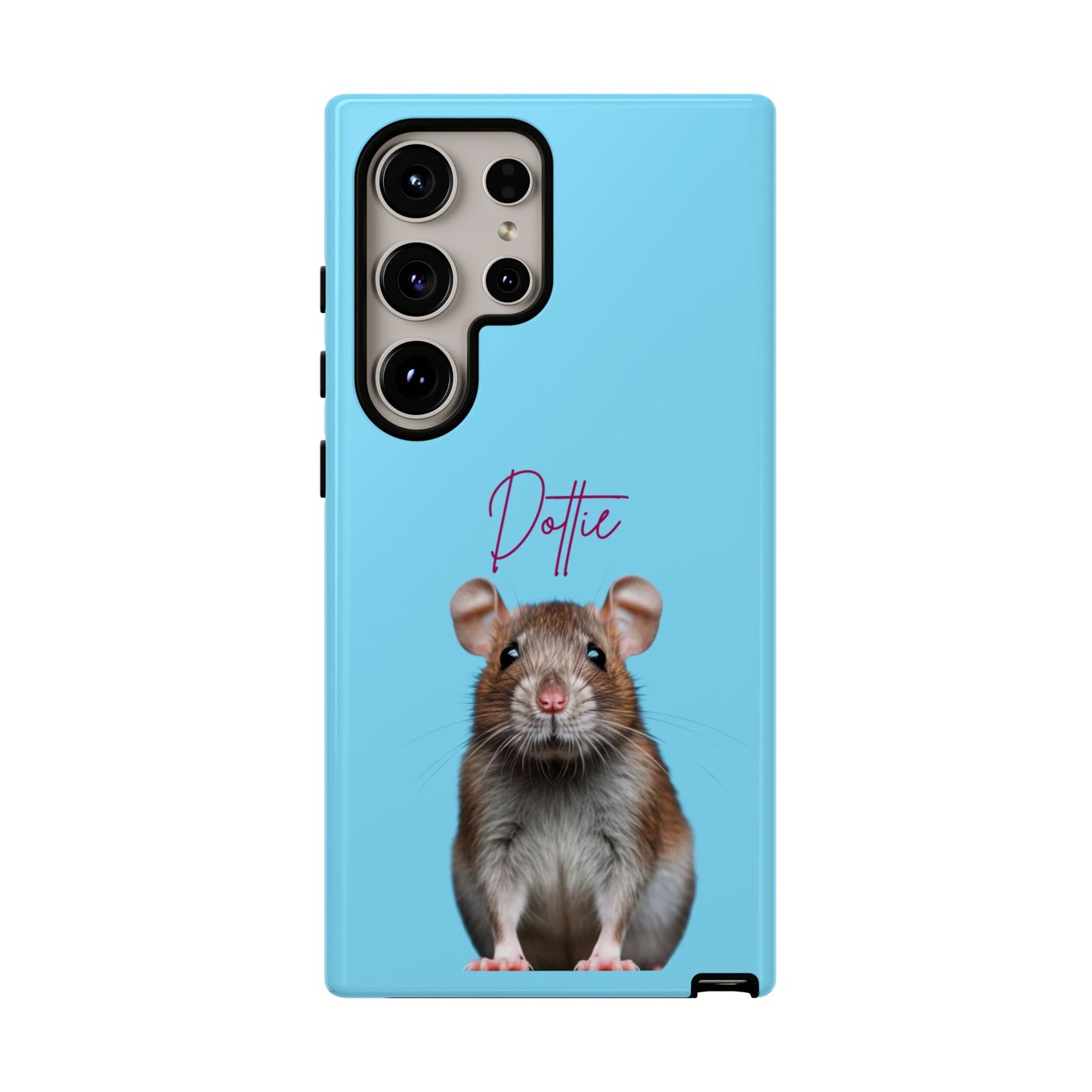 Customizable Pet Tough Phone Case Your Pet Photo or Digital Painting with Name_8 iPhone 16, 15 Pro Max, 15 Plus, Samsung S24 Ultra, Pixel 7
