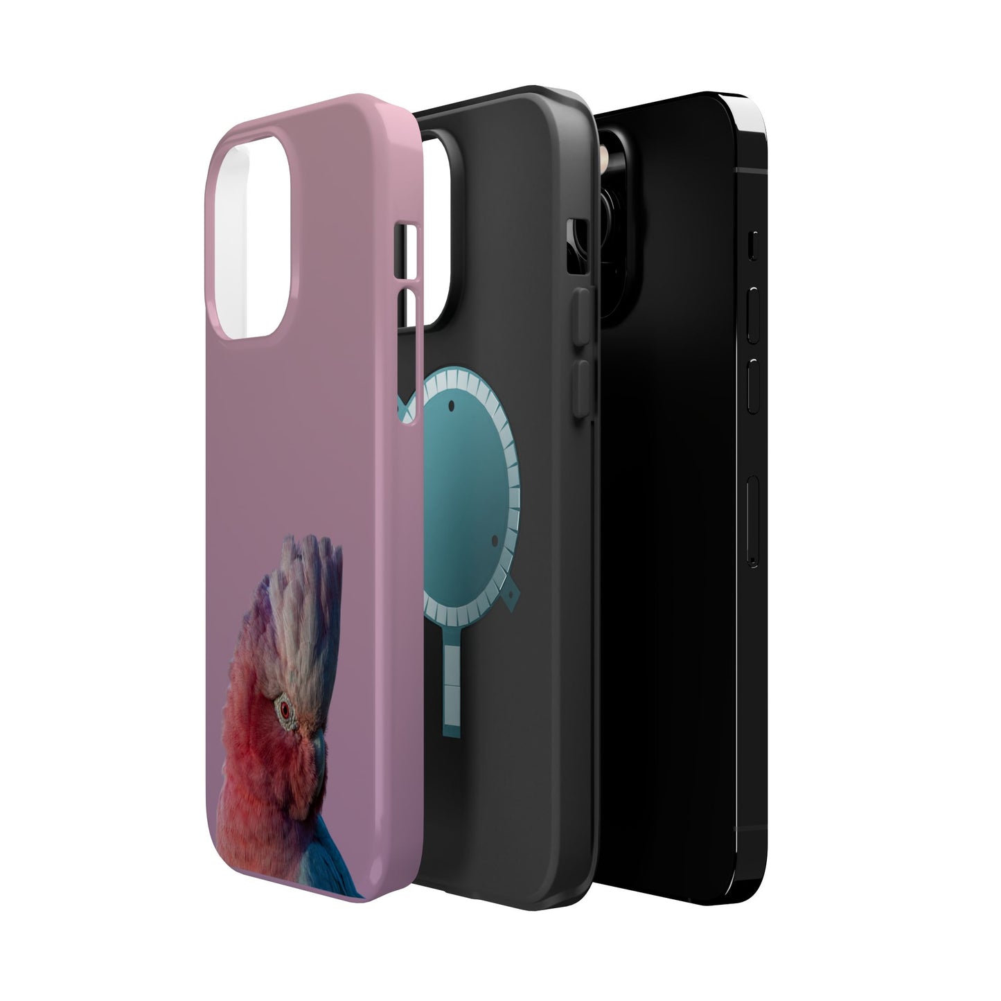 Galah - Magnetic Impact-Resistant Phone Case - Fono Caso x EstebantheNatureman - Wildlife Photography Case - Gift for Bird Lovers
