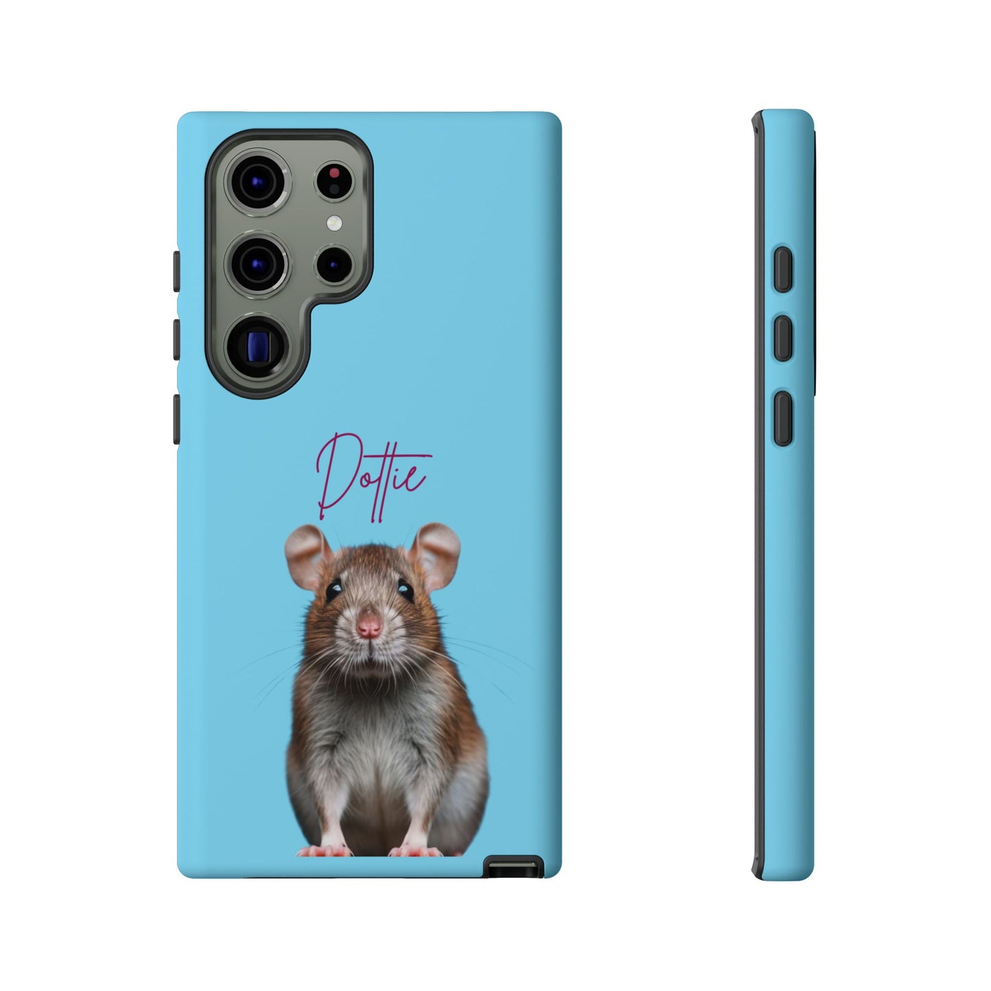 Customizable Pet Tough Phone Case Your Pet Photo or Digital Painting with Name_8 iPhone 16, 15 Pro Max, 15 Plus, Samsung S24 Ultra, Pixel 7