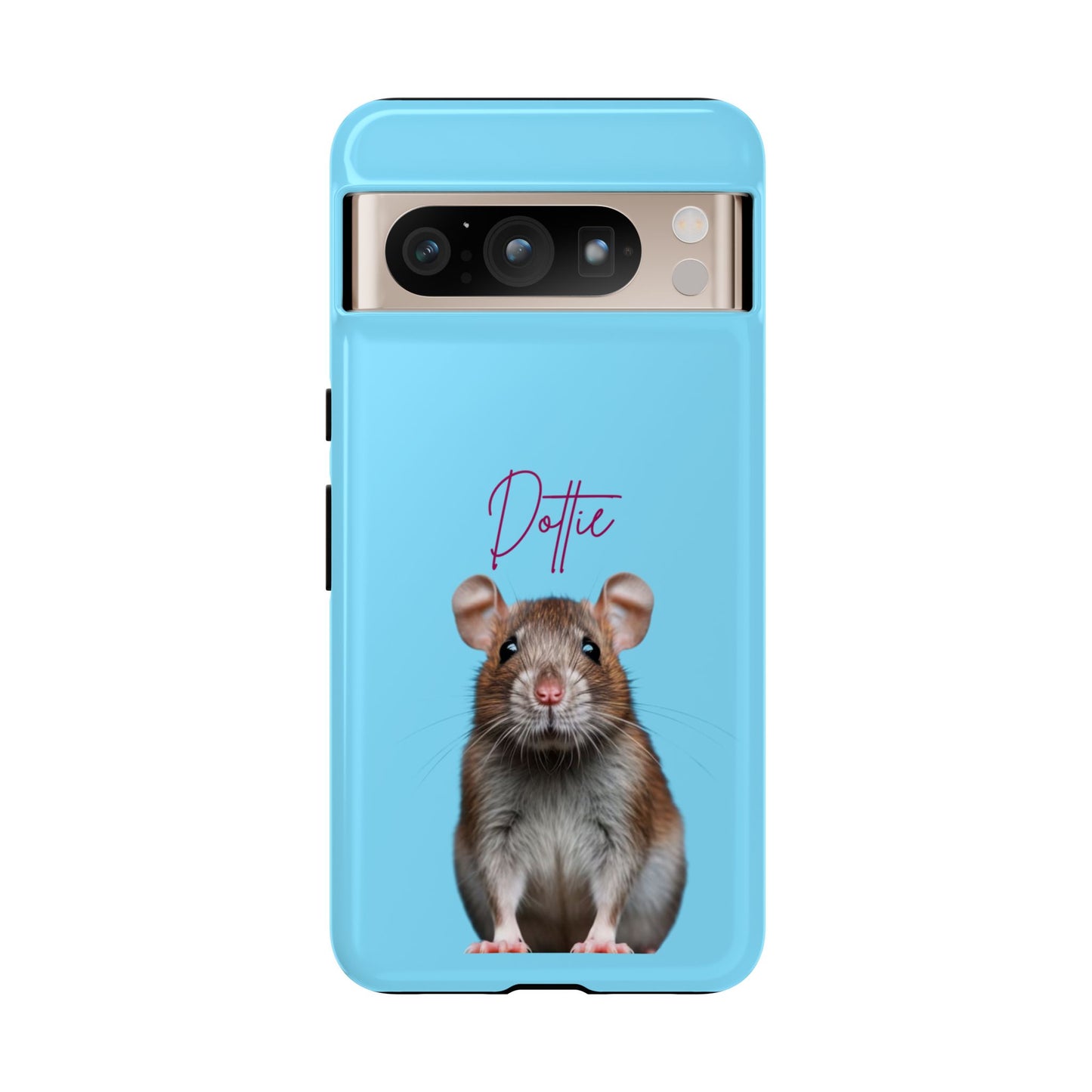 Customizable Pet Tough Phone Case Your Pet Photo or Digital Painting with Name_8 iPhone 16, 15 Pro Max, 15 Plus, Samsung S24 Ultra, Pixel 7