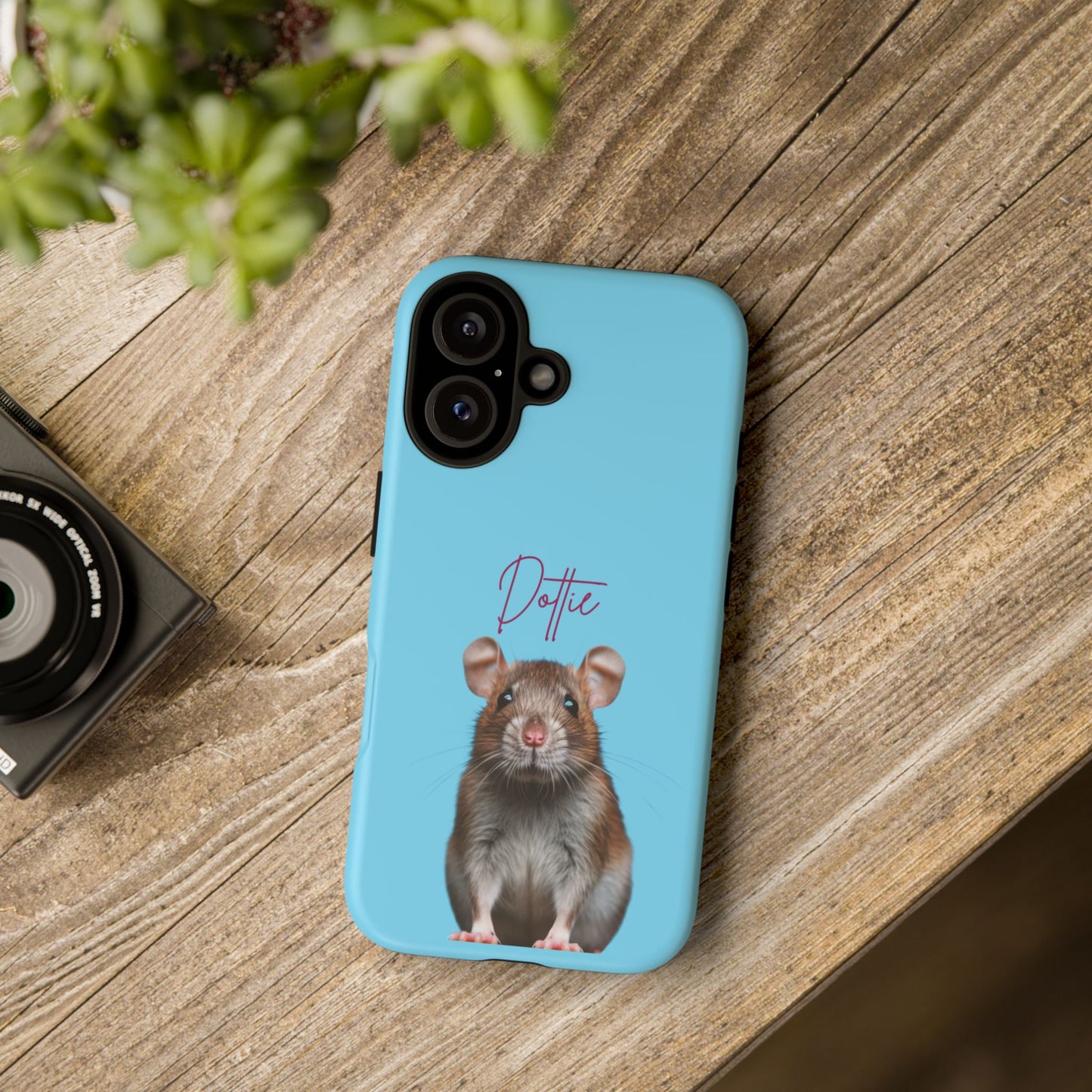 Customizable Pet Tough Phone Case Your Pet Photo or Digital Painting with Name_8 iPhone 16, 15 Pro Max, 15 Plus, Samsung S24 Ultra, Pixel 7