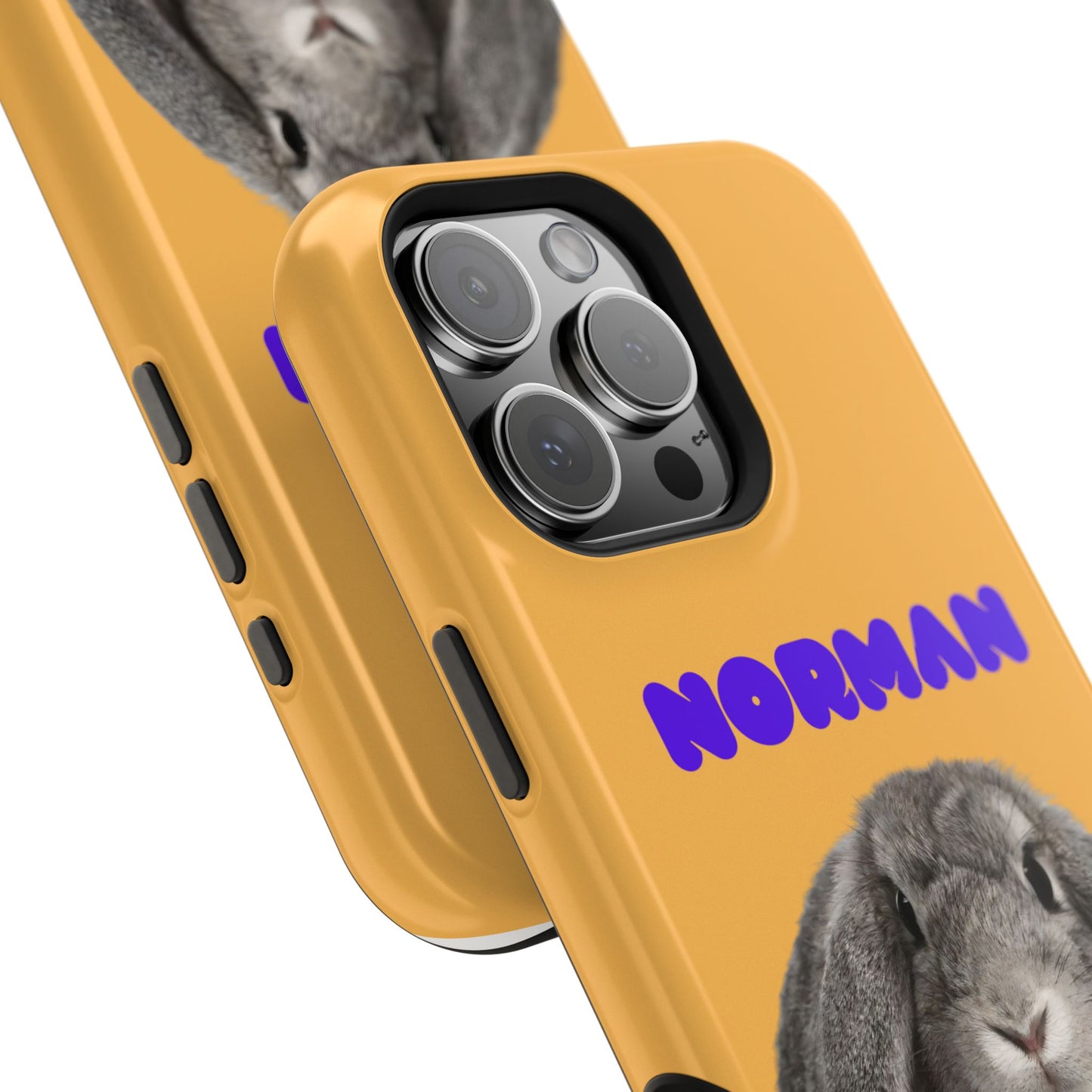 Customizable Magnetic Impact-Resistant Phone Case Your Pet Photo or Digital Painting with Name_7_iPhone 13 and up