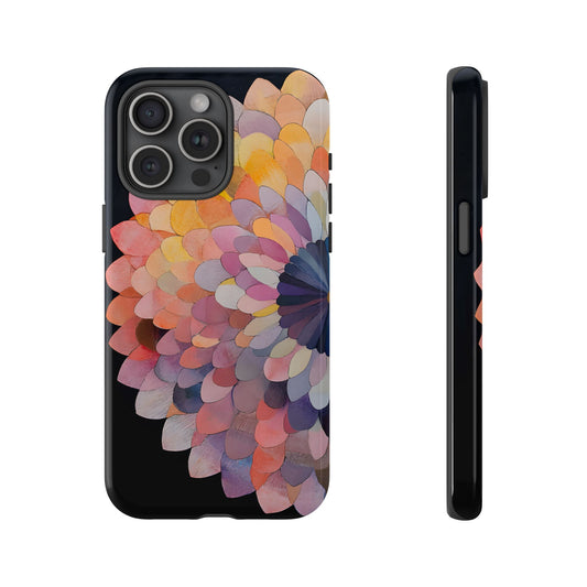 Colorful Abstract Organic Shapes_6 Customizable Tough Phone Case for iPhone 16, 15 Pro Max, Samsung S24 Ultra, Pixel 7 & more