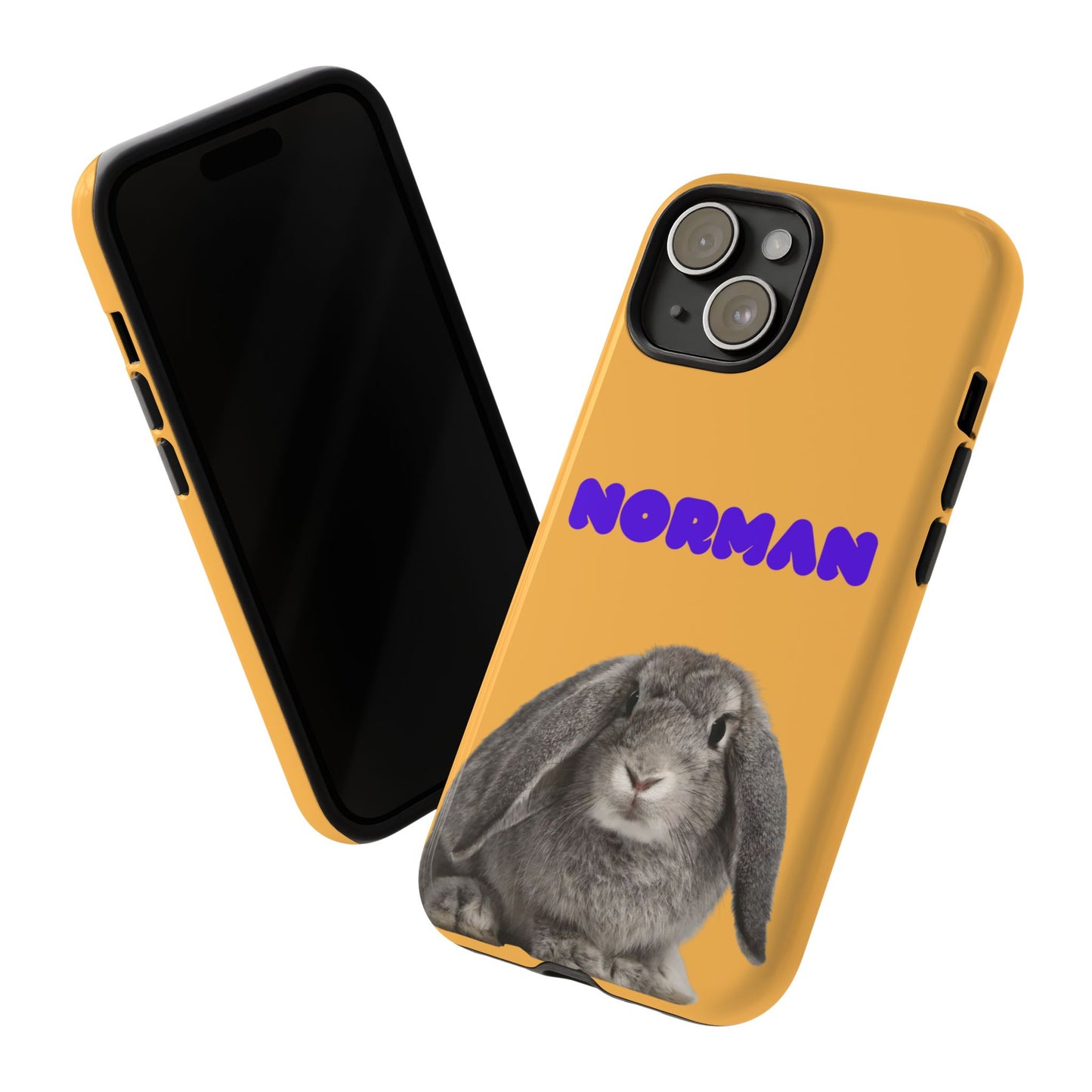 Customizable Pet Tough Phone Case Your Pet Photo or Digital Painting with Name_7
