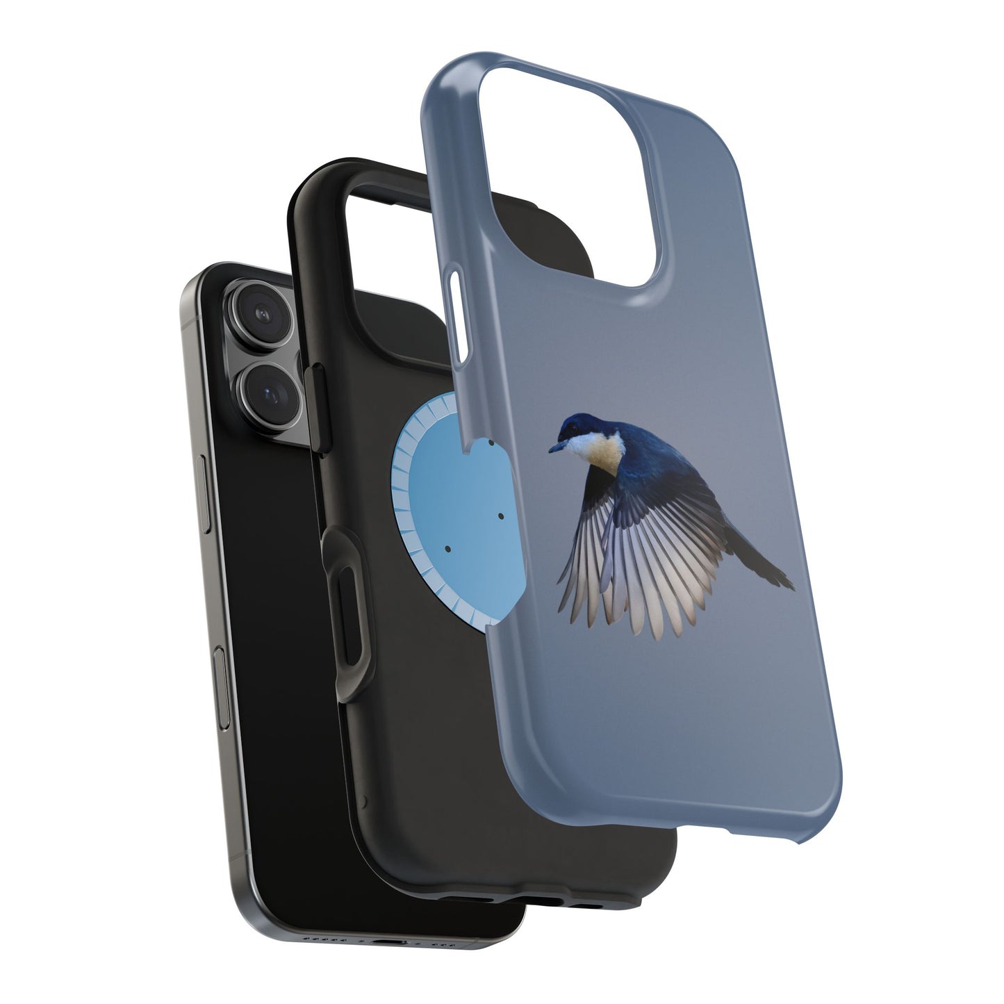 Restless Flycatcher - Magnetic Impact-Resistant Case - Fono Caso x EstebantheNatureman - Wildlife Photography Case - Gift for Bird Lovers