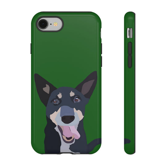 Custom Pet Tough Phone Case Your Pet Photo or Digital Painting with Name_4 for iPhone 15, 15 Pro Max, 15 Plus, Samsung S24 Ultra, Pixel 7