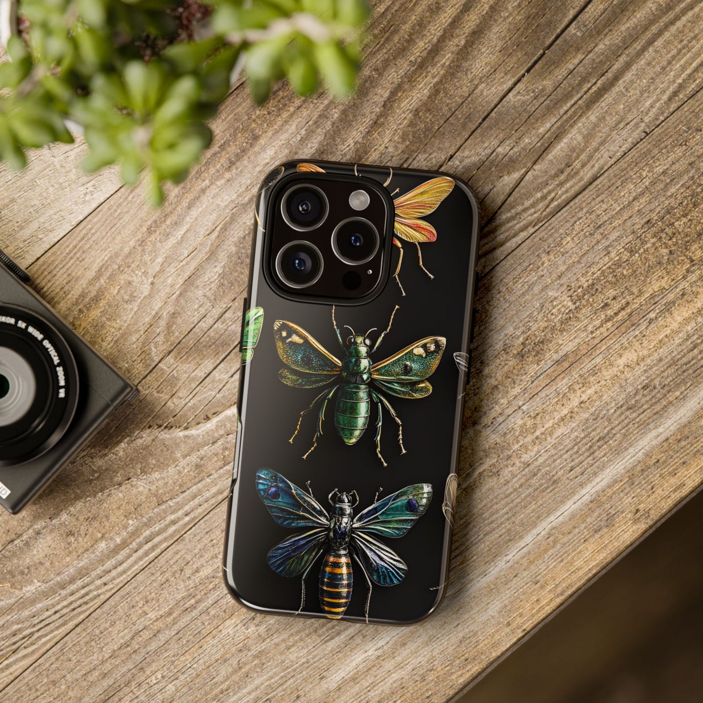 3D-ish Insects_5 Customizable Tough Phone Case for iPhone 16, 15 Pro Max, Samsung S24 Ultra, Pixel 7 & more