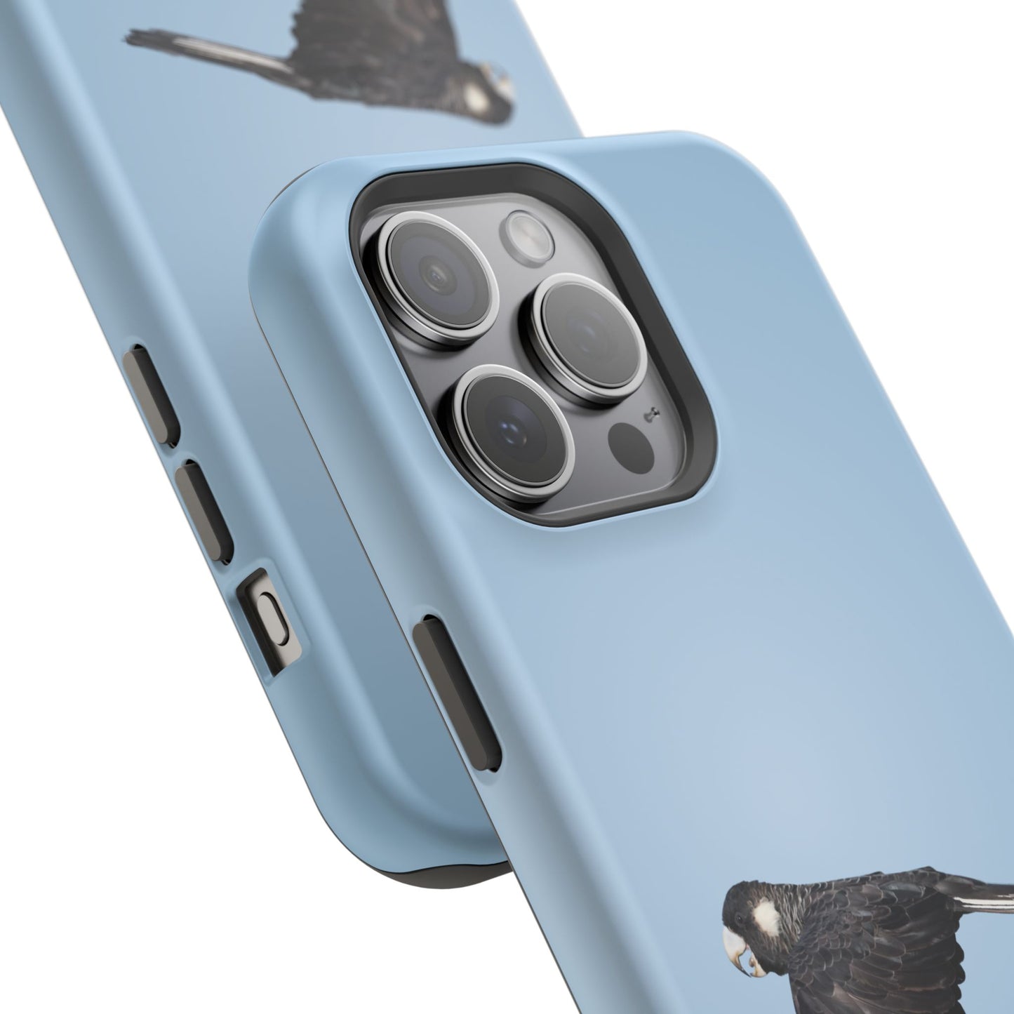 Baudins Black Cockatoo - Magnetic Impact-Resistant Phone Case - Fono Caso x EstebantheNatureman - Wildlife Case - Gift for Bird Lovers