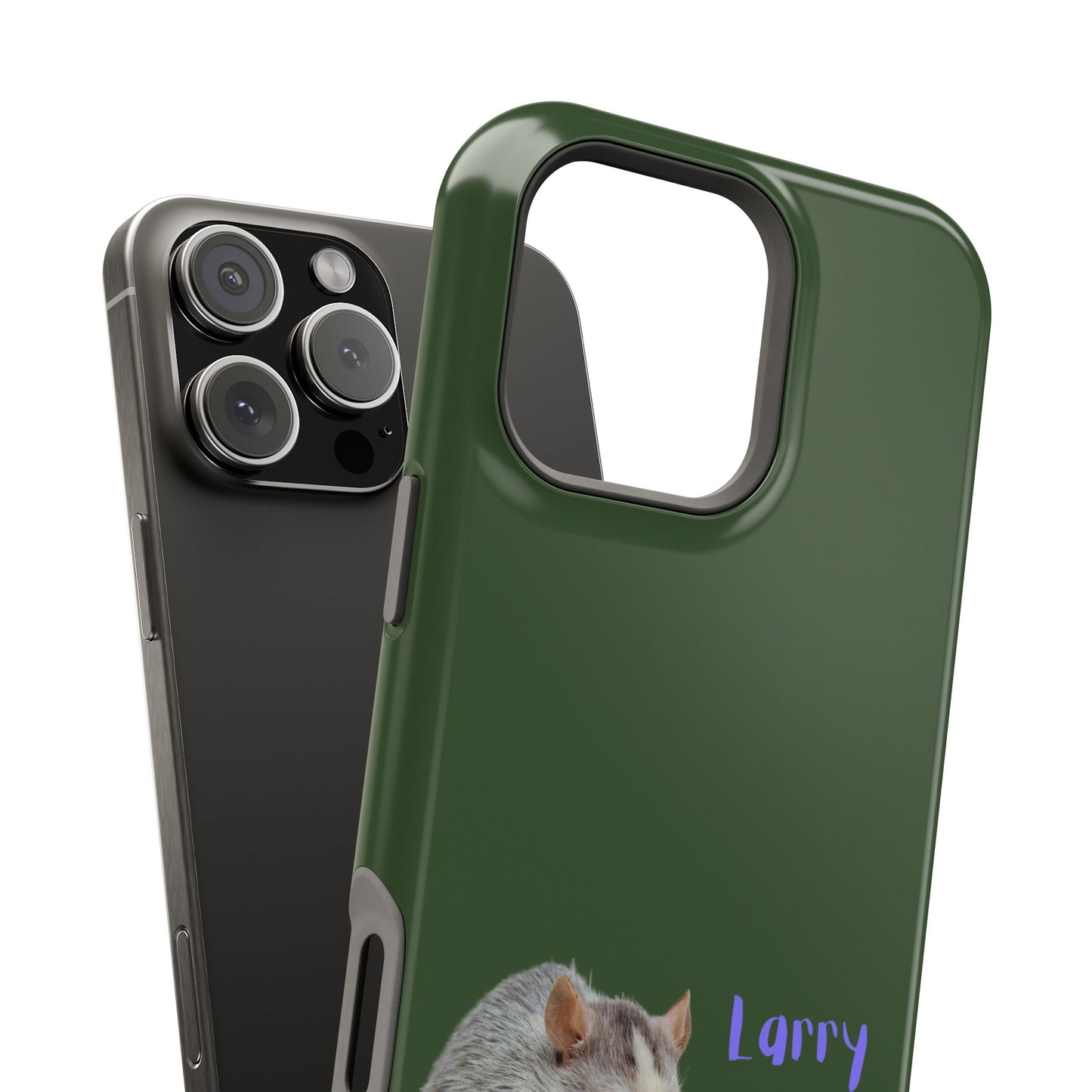 Customizable Magnetic Impact-Resistant Phone Case Your Pet Photo or Digital Painting with Name_1_iPhone 13 and up