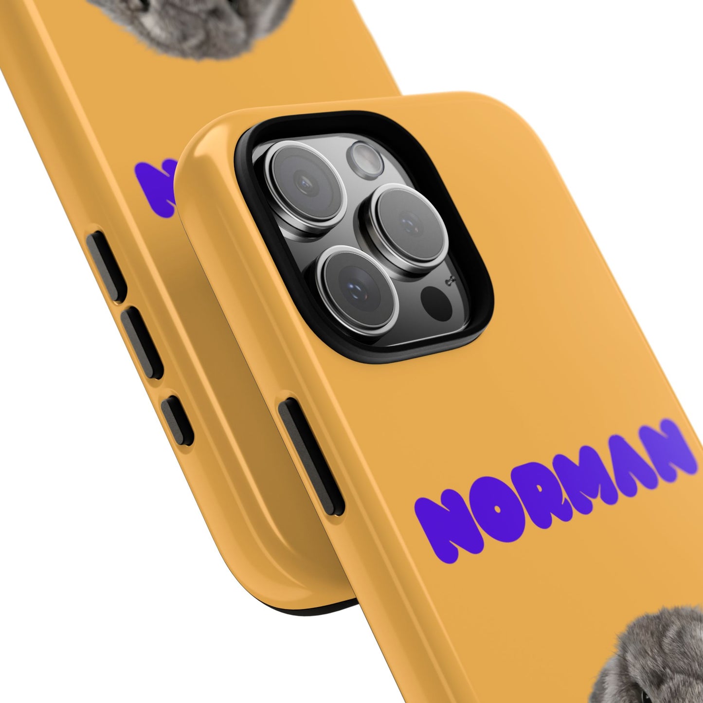 Customizable Pet Tough Phone Case Your Pet Photo or Digital Painting with Name_7