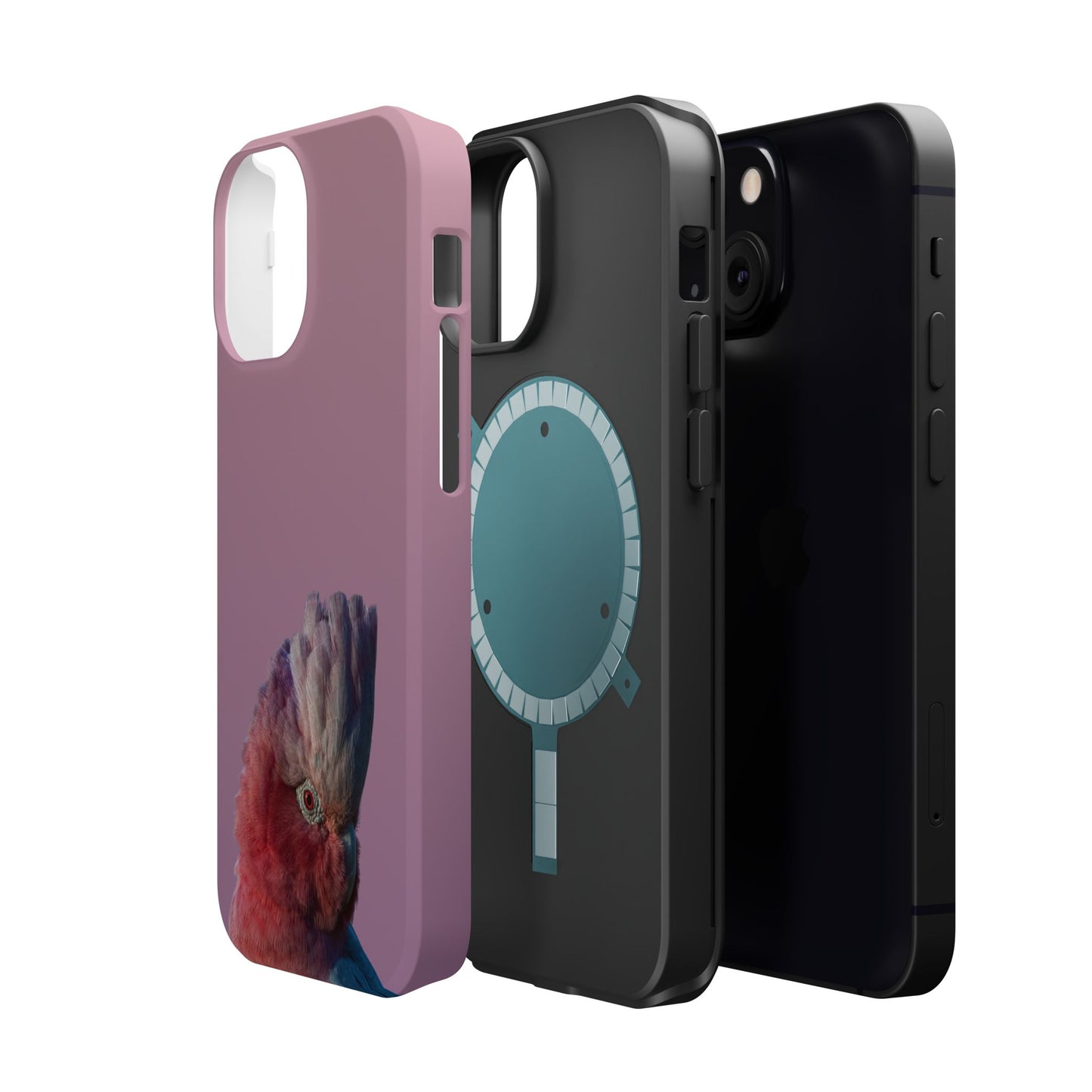 Galah - Magnetic Impact-Resistant Phone Case - Fono Caso x EstebantheNatureman - Wildlife Photography Case - Gift for Bird Lovers