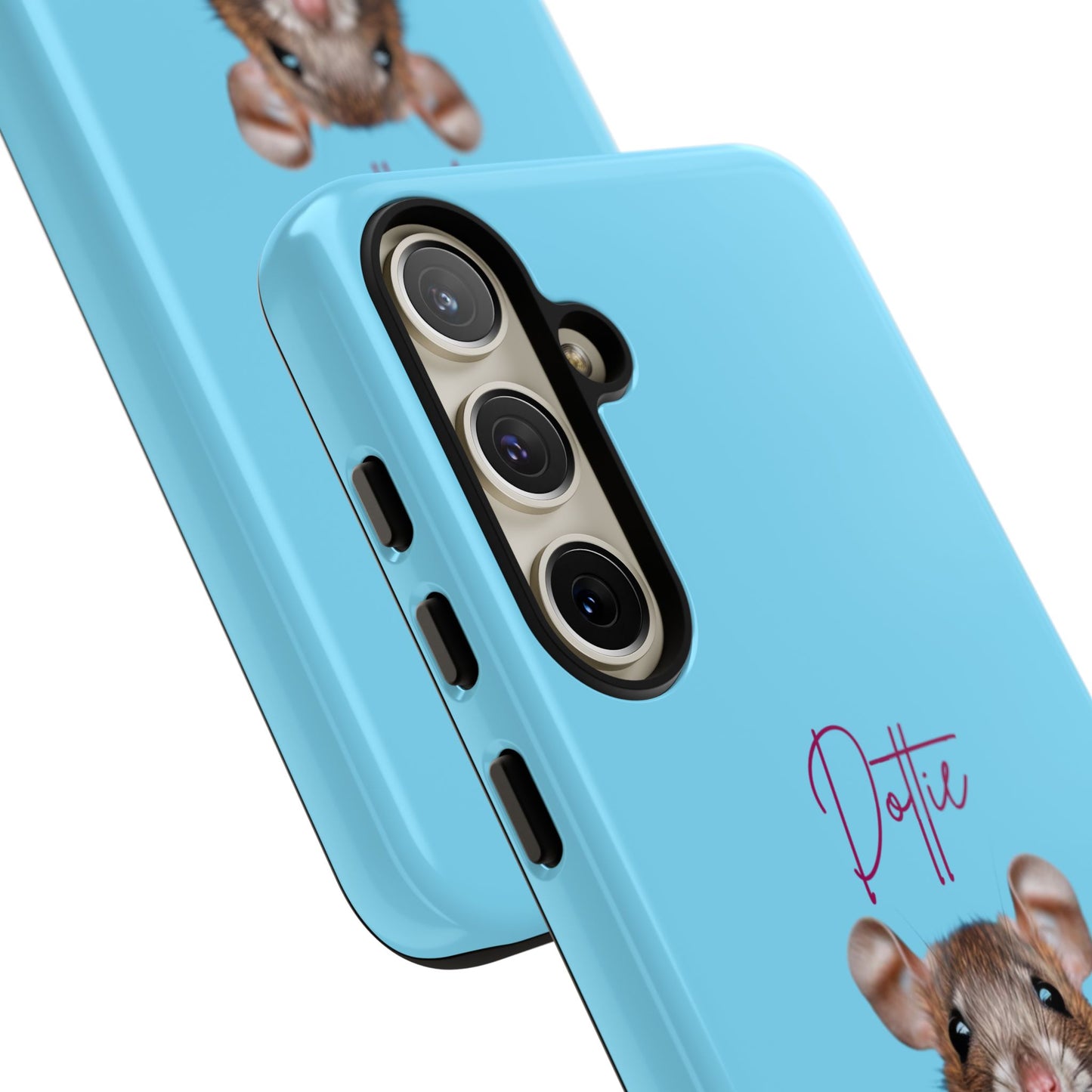 Customizable Pet Tough Phone Case Your Pet Photo or Digital Painting with Name_8 iPhone 16, 15 Pro Max, 15 Plus, Samsung S24 Ultra, Pixel 7