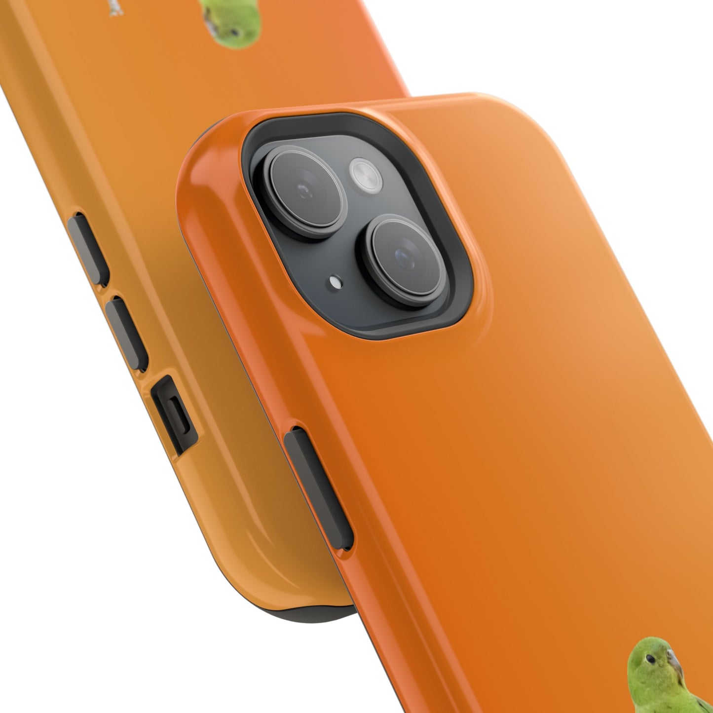 Orange-bellied Parrot - Magnetic Impact-Resistant Phone Case - Fono Caso x EstebantheNatureman - Wildlife Case - Gift for Bird Lovers