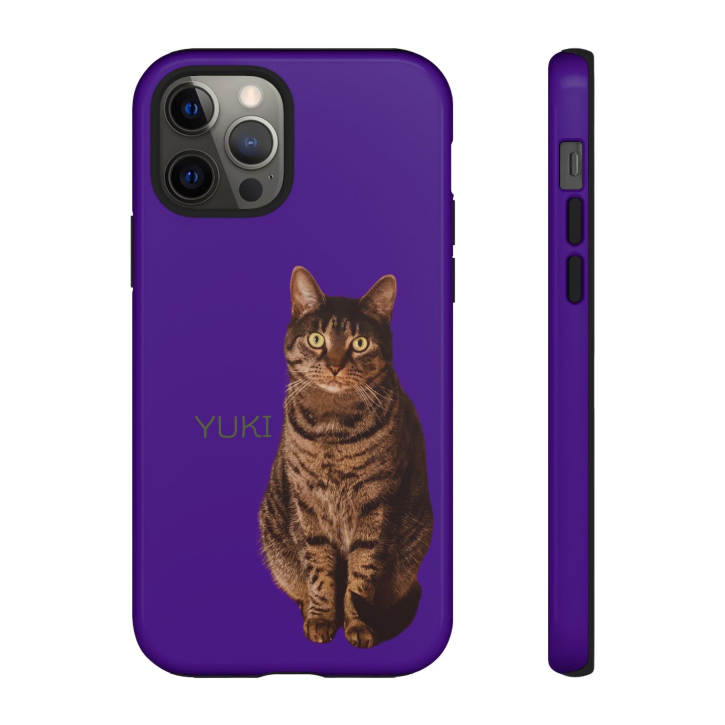 Custom Pet Tough Phone Case Your Pet Photo or Digital Painting with Name_6 for iPhone 15, 15 Pro Max, 15 Plus, Samsung S24 Ultra, Pixel 7
